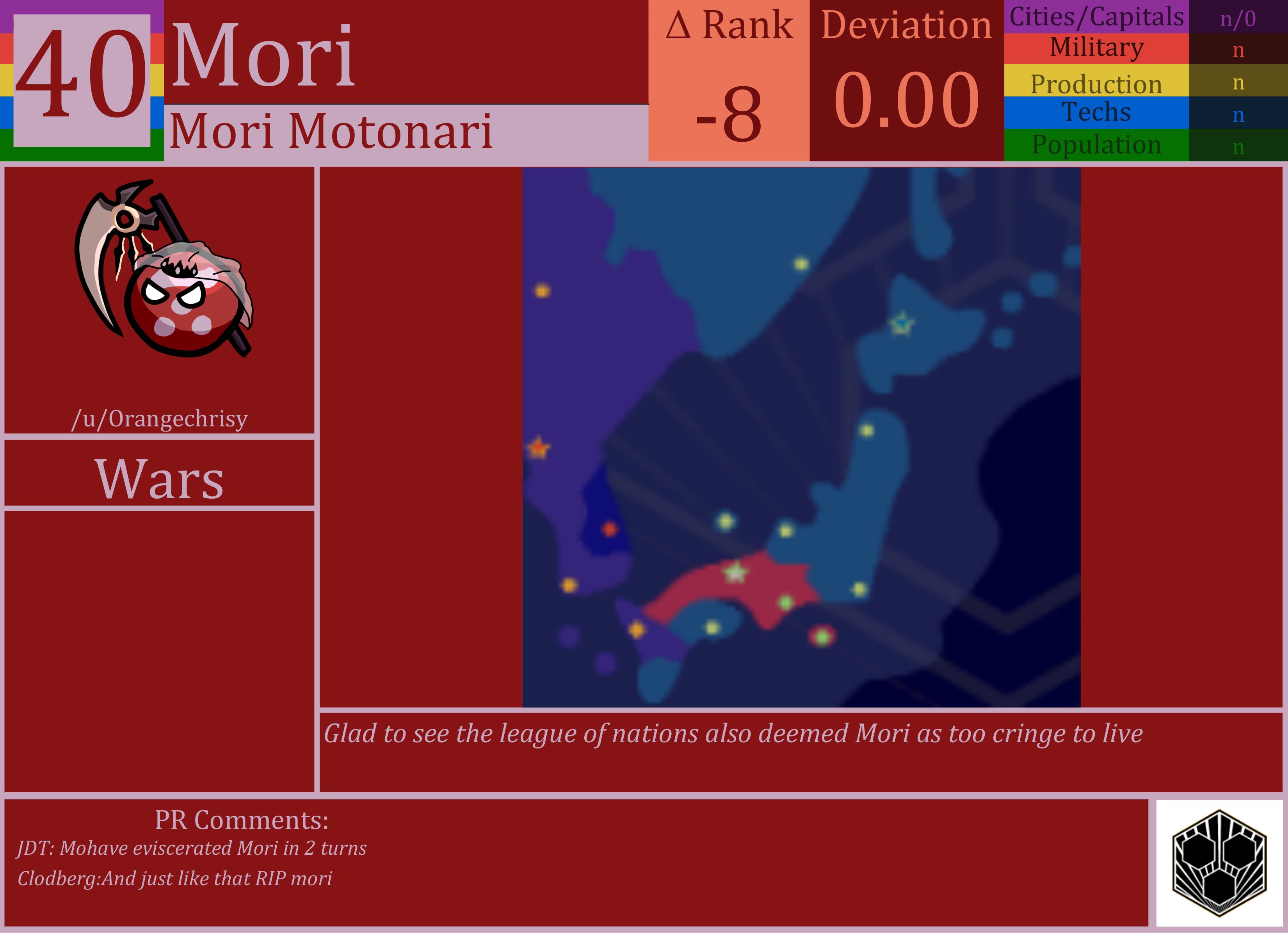 CBR In-Game Screenshot of Mori
