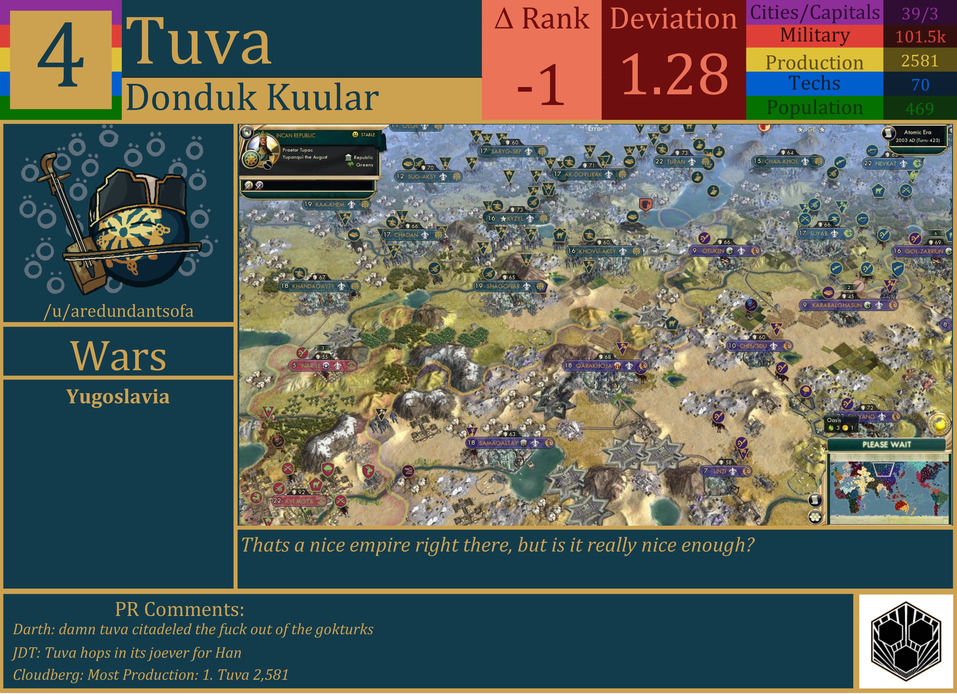 CBR In-Game Screenshot of Tuva