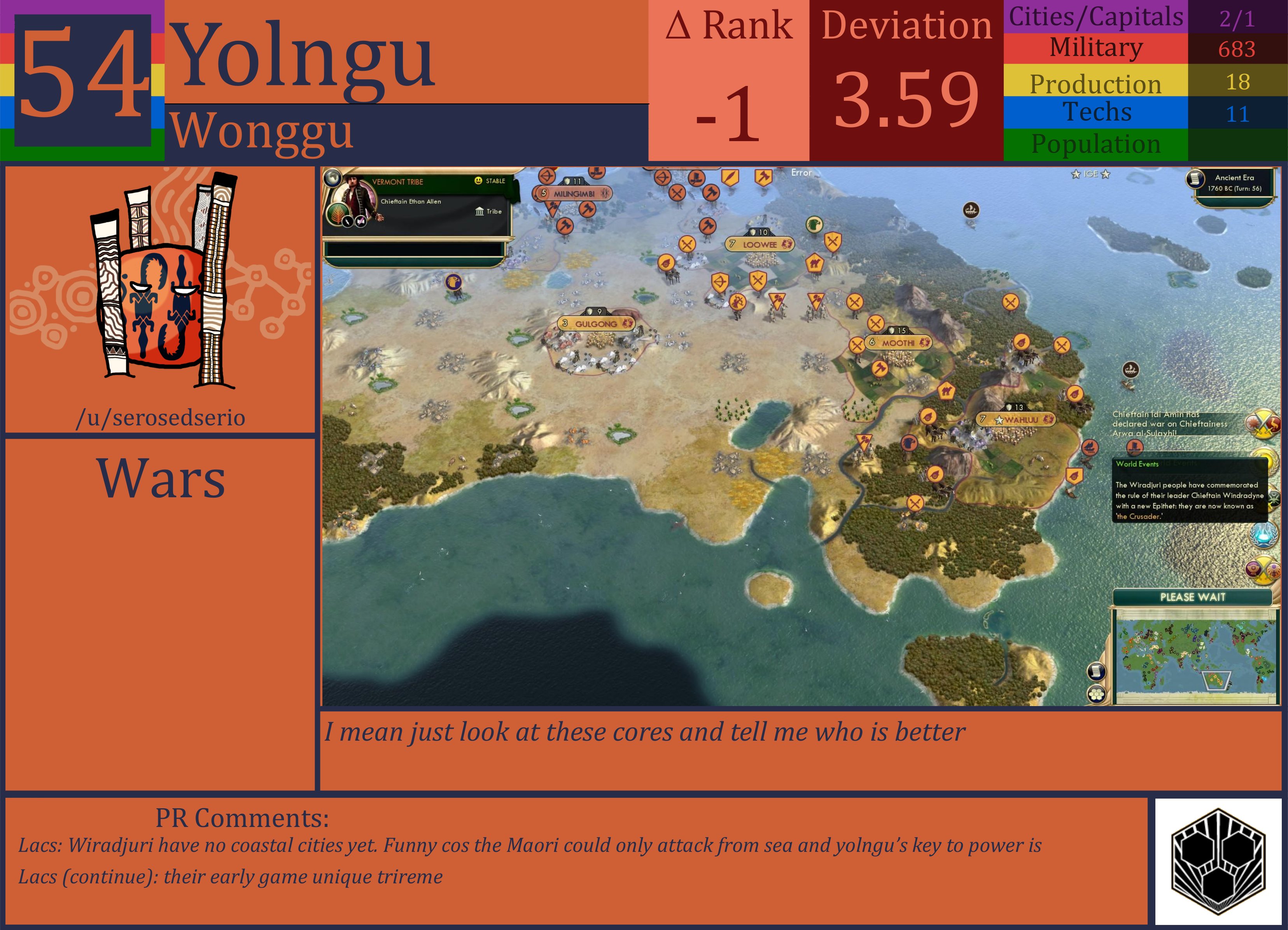 CBR In-Game Screenshot of Yolngu