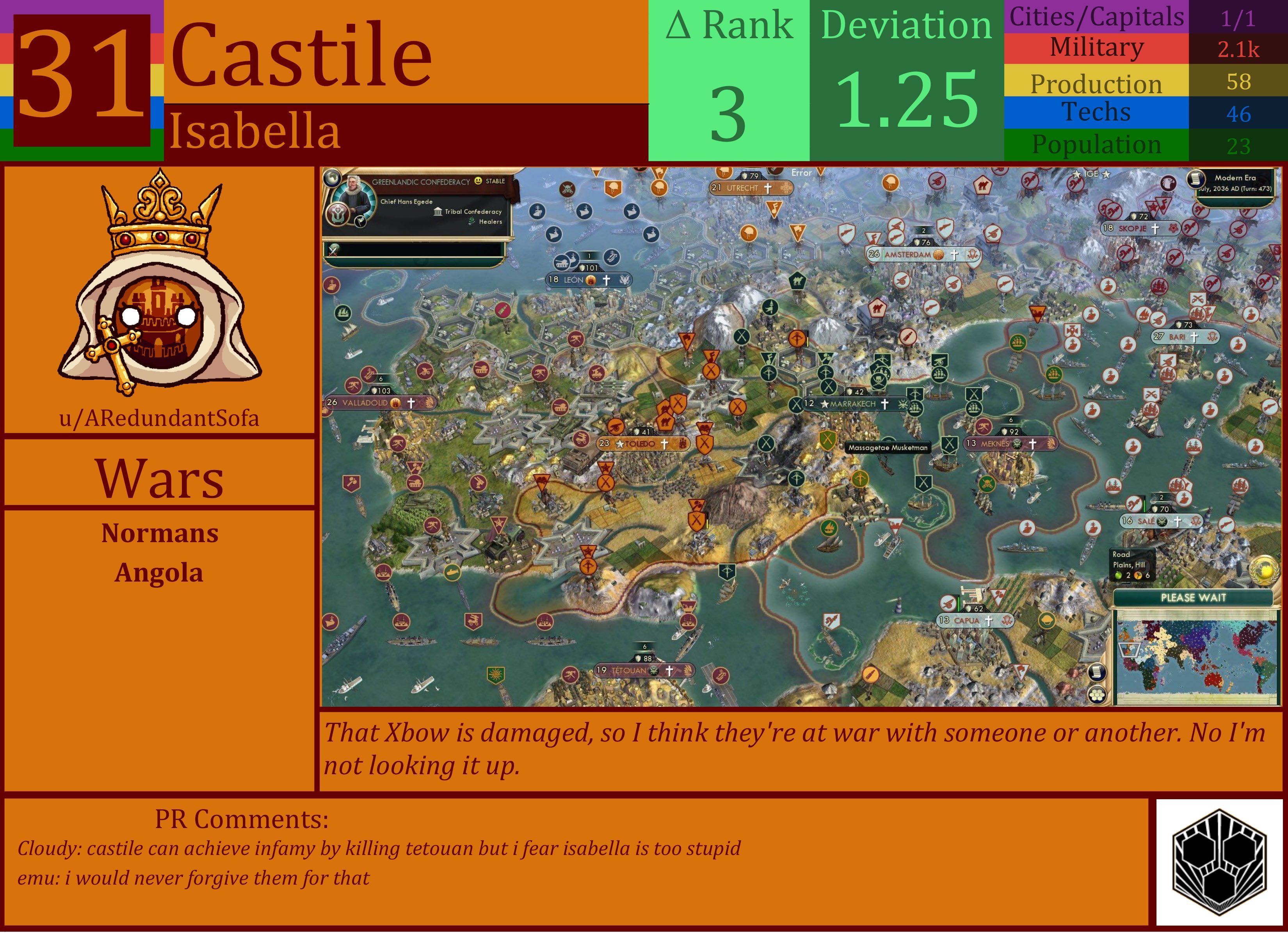 CBR In-Game Screenshot of Castile