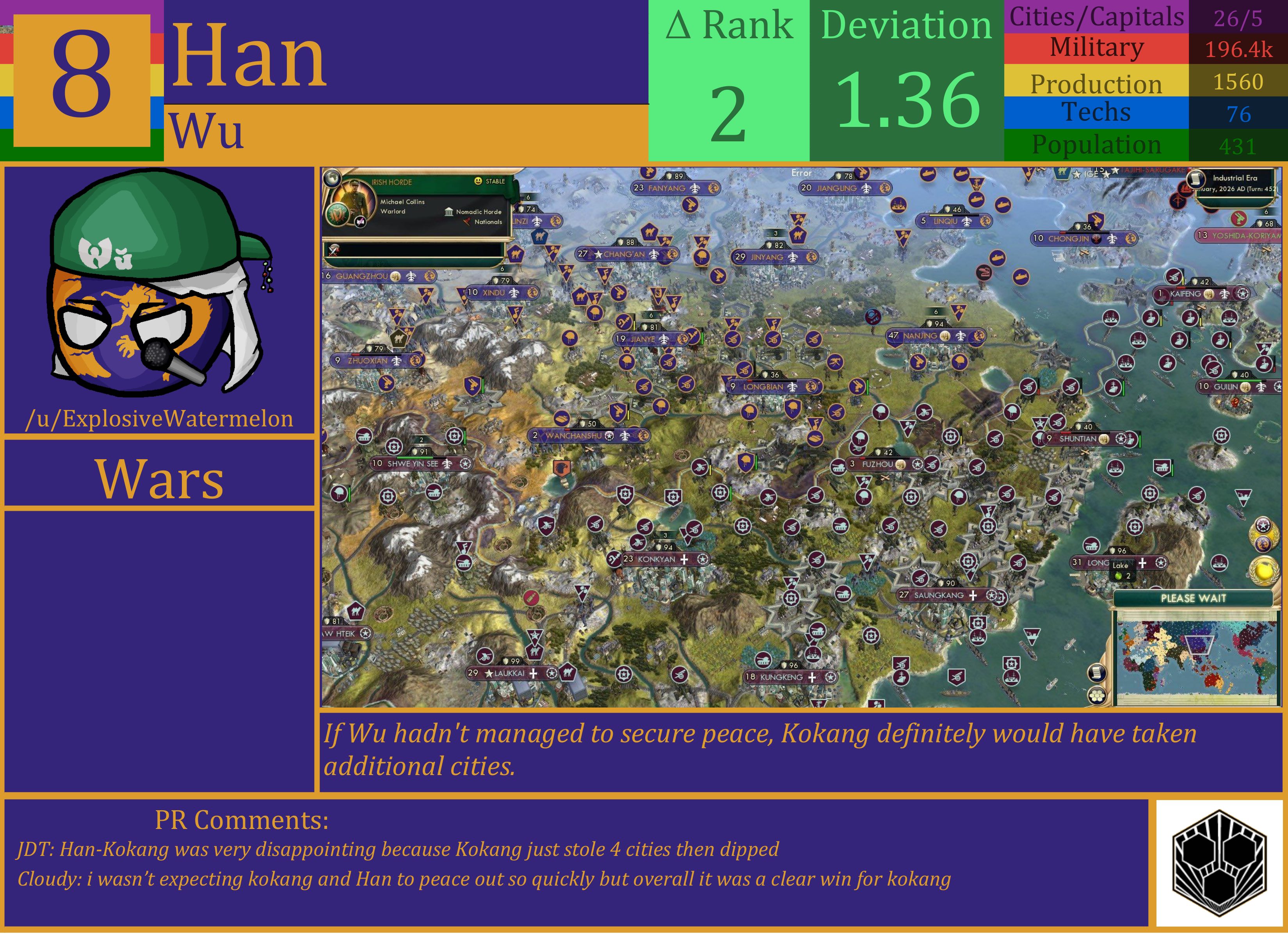CBR In-Game Screenshot of Han