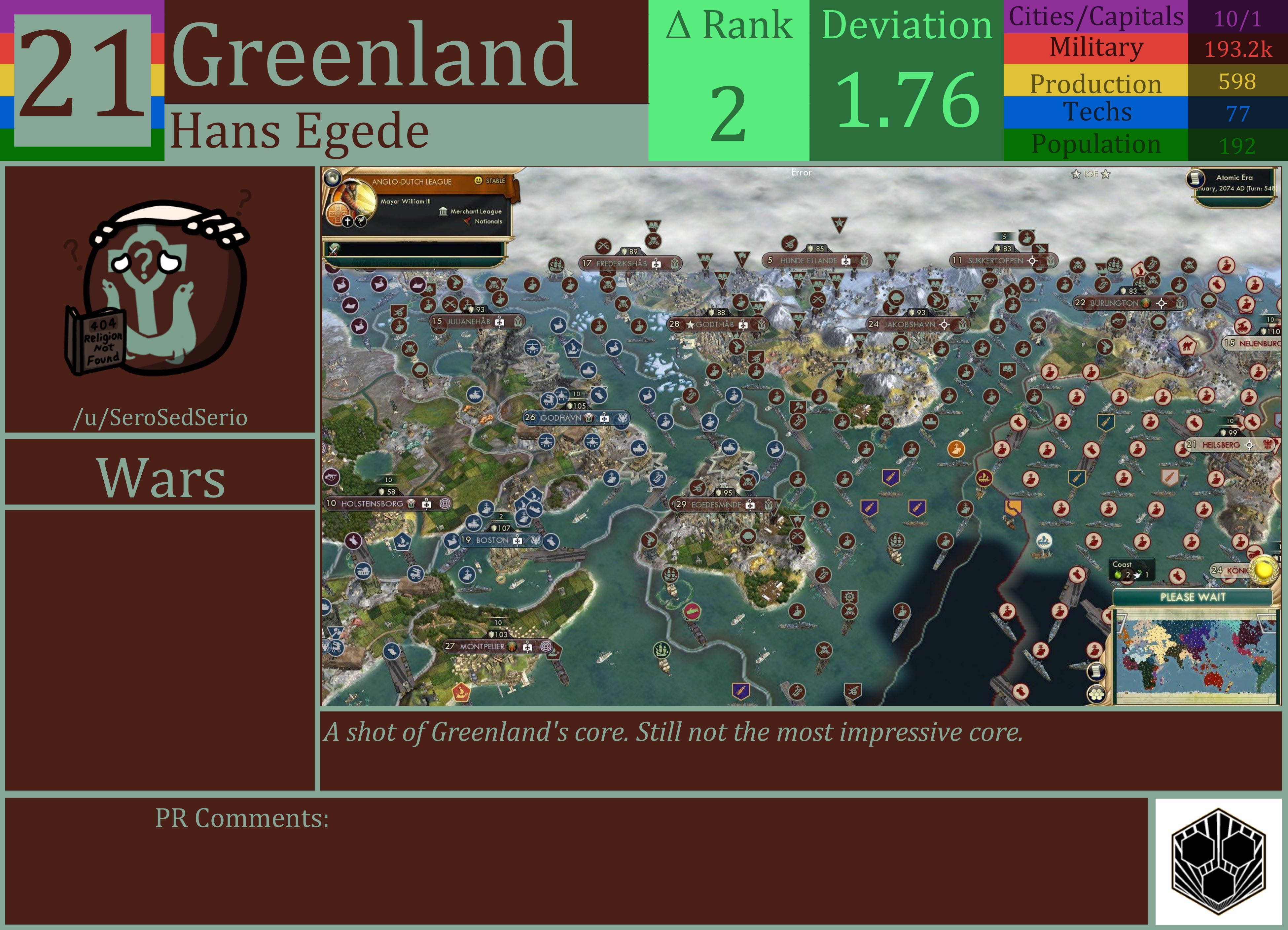 CBR In-Game Screenshot of Greenland