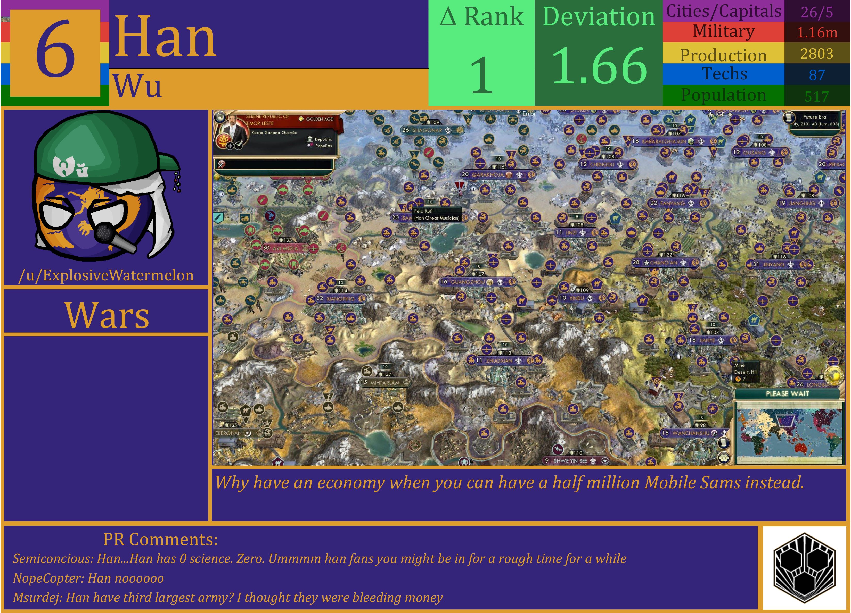 CBR In-Game Screenshot of Han