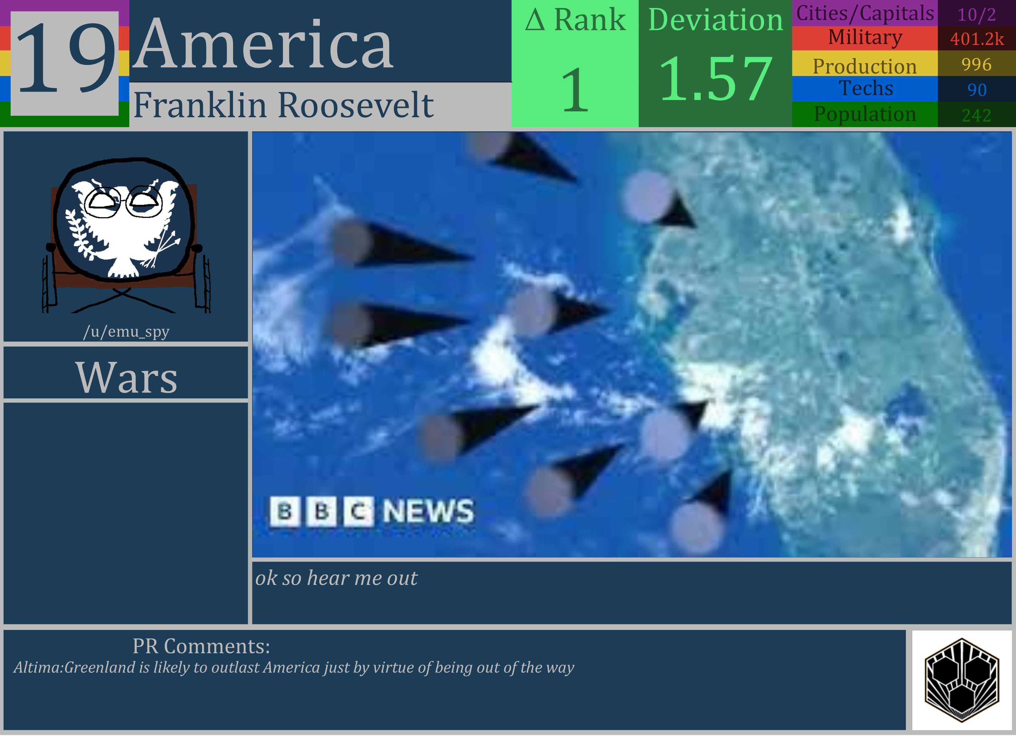 CBR In-Game Screenshot of America