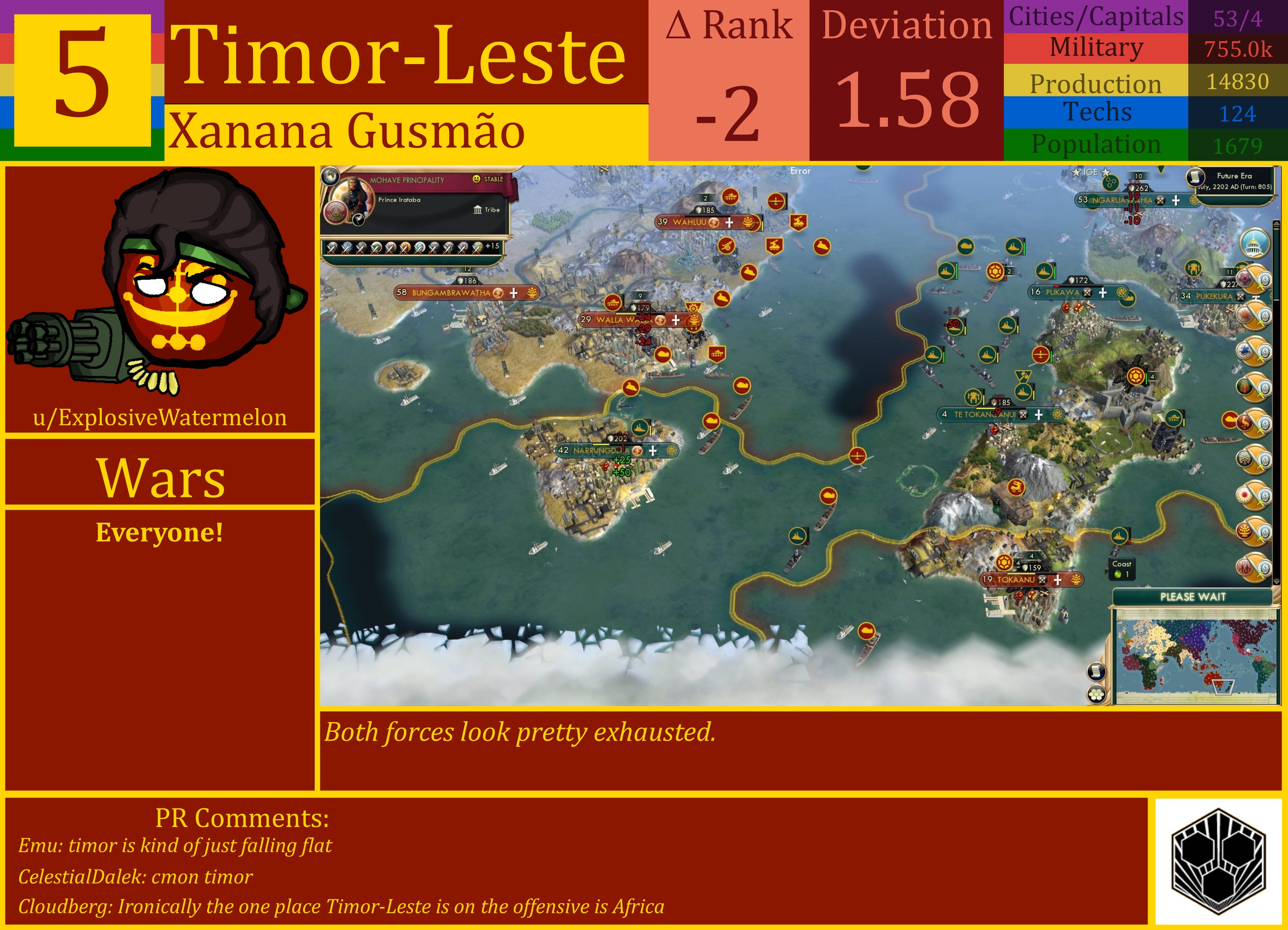 CBR In-Game Screenshot of Timor-Leste