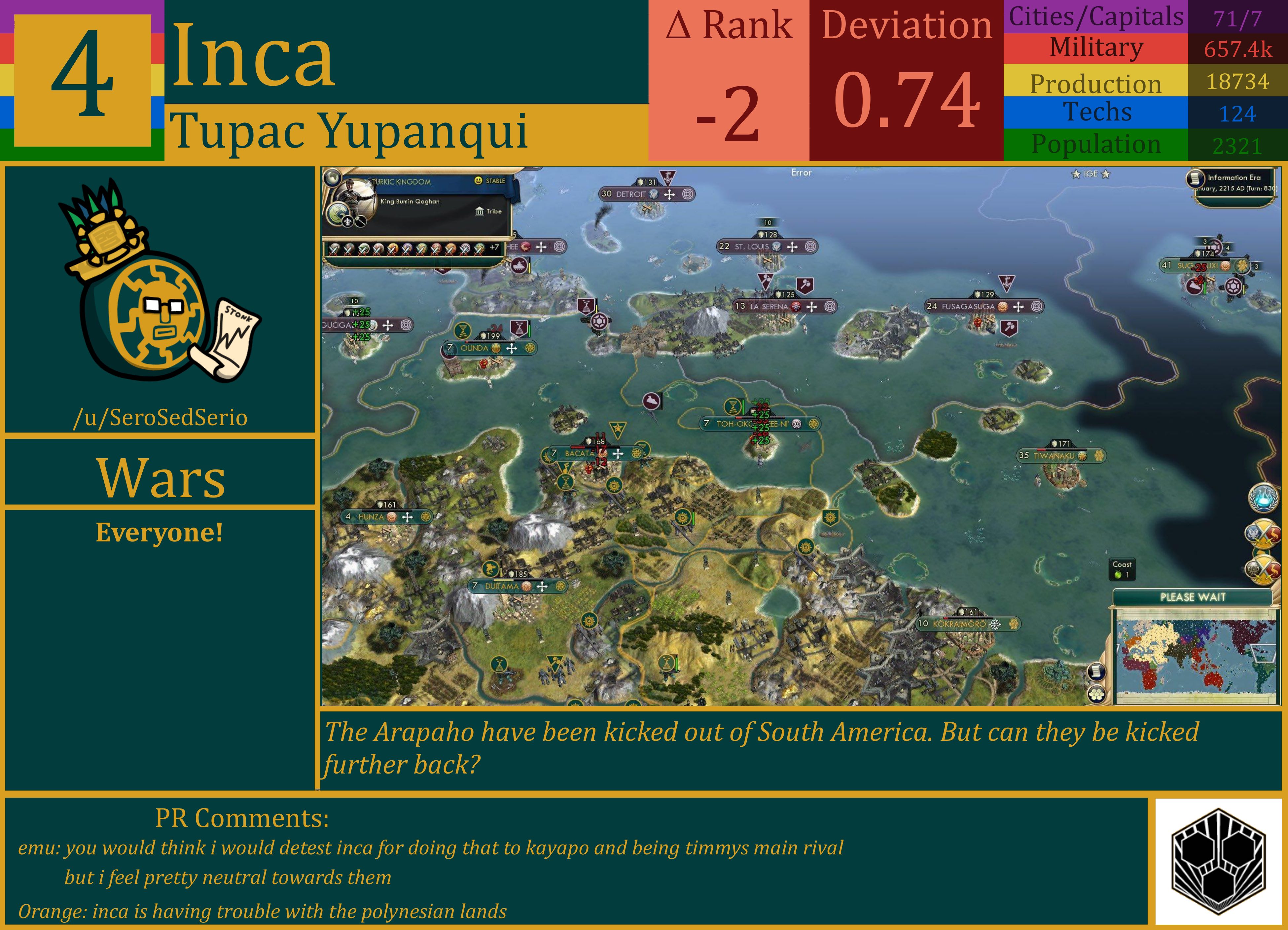 CBR In-Game Screenshot of Inca