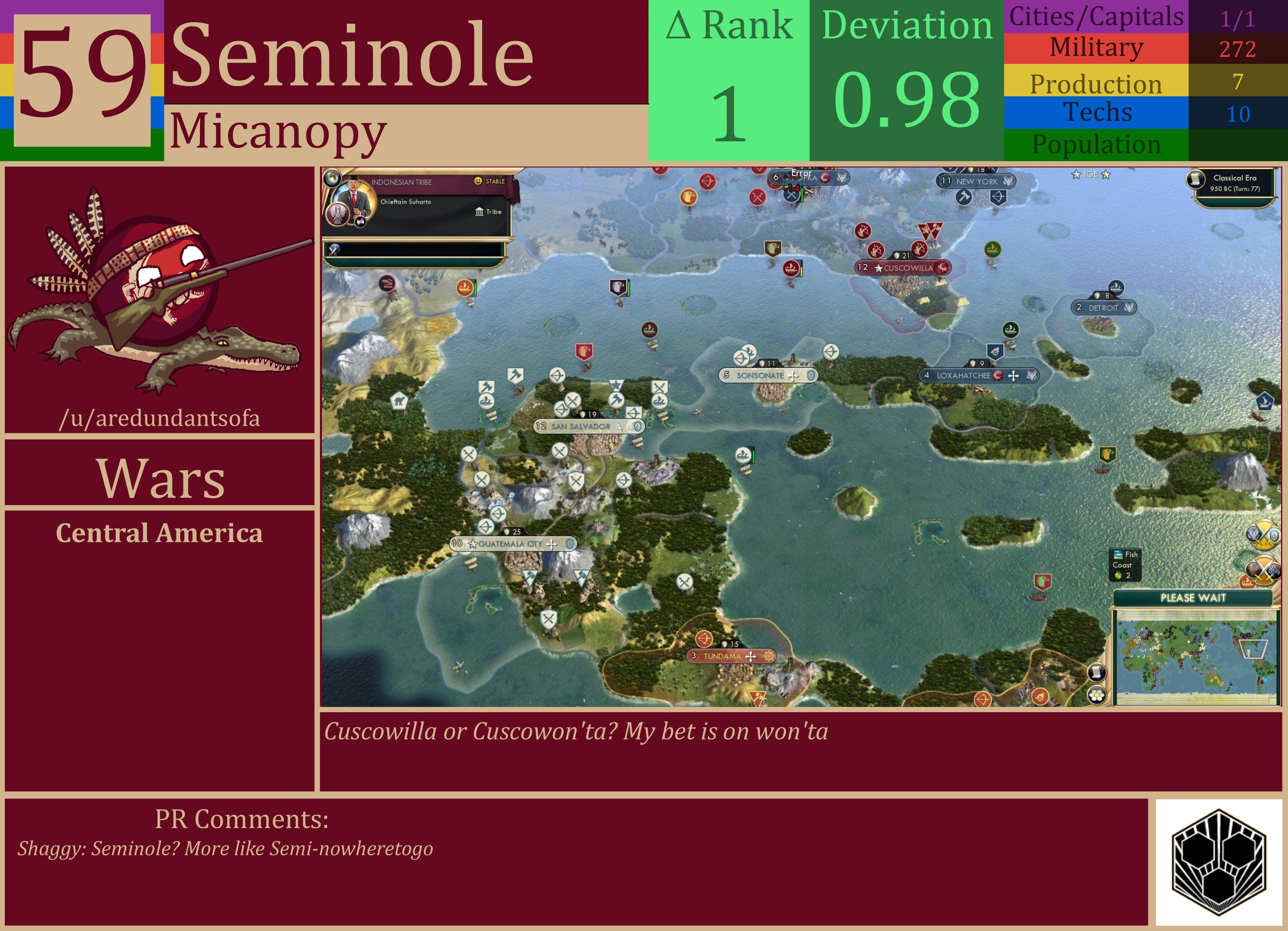 CBR In-Game Screenshot of Seminole