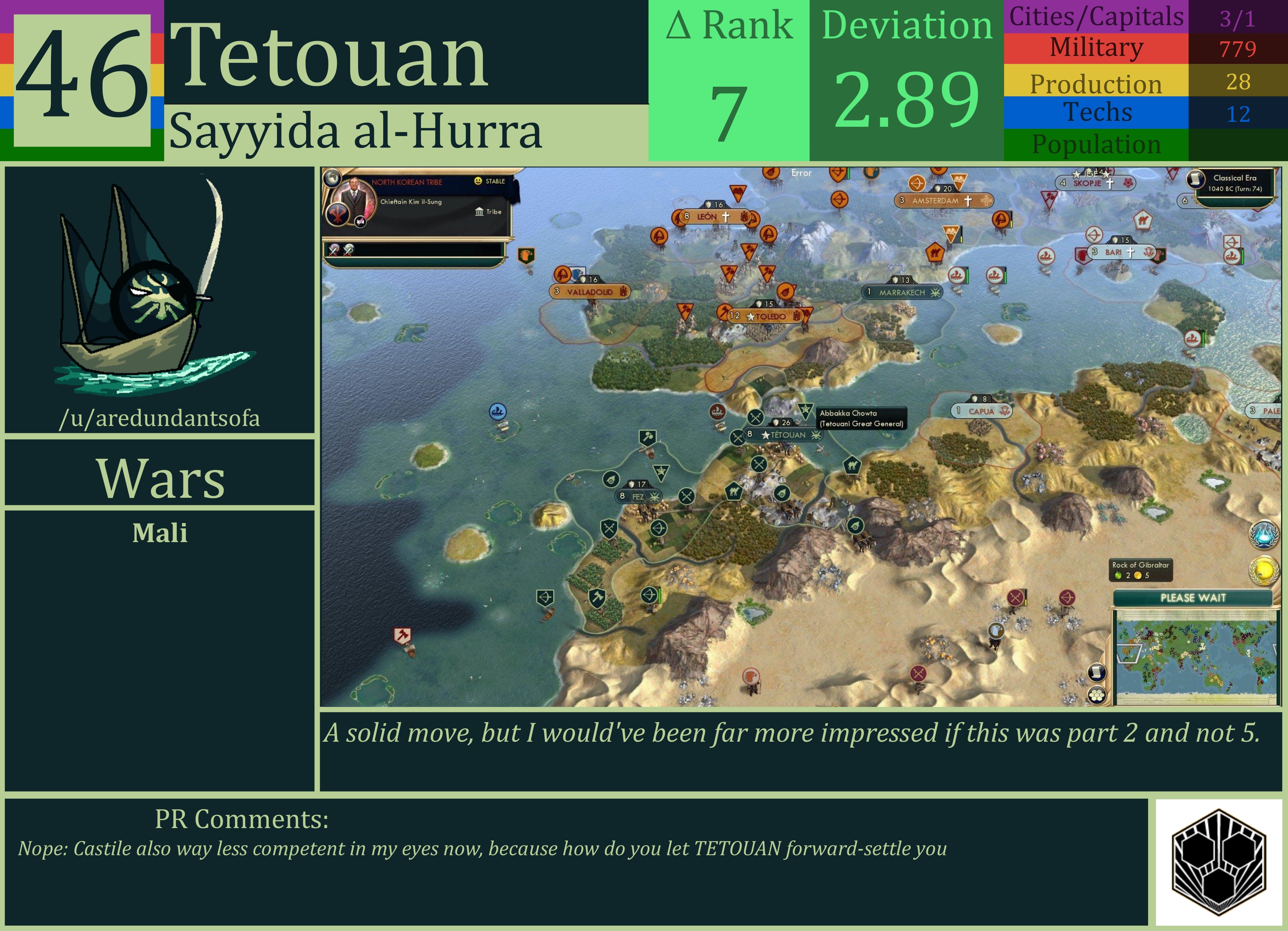 CBR In-Game Screenshot of Tetouan