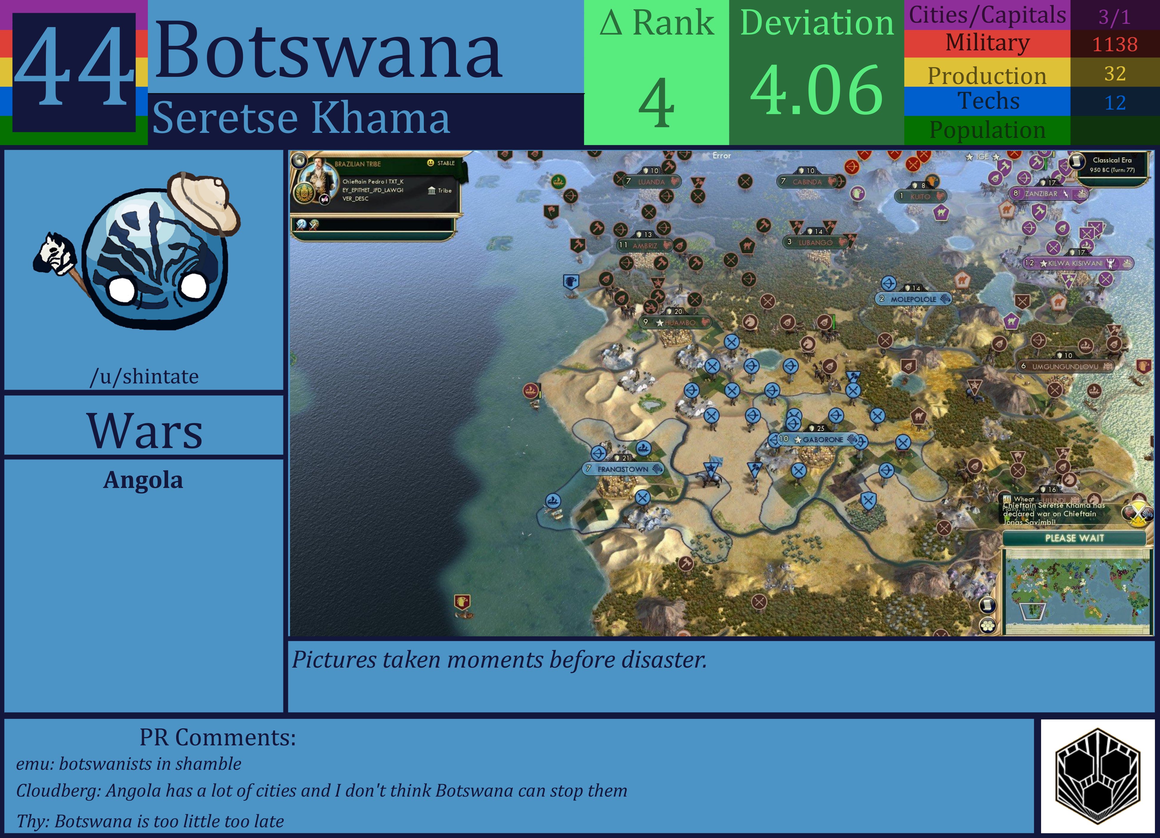CBR In-Game Screenshot of Botswana