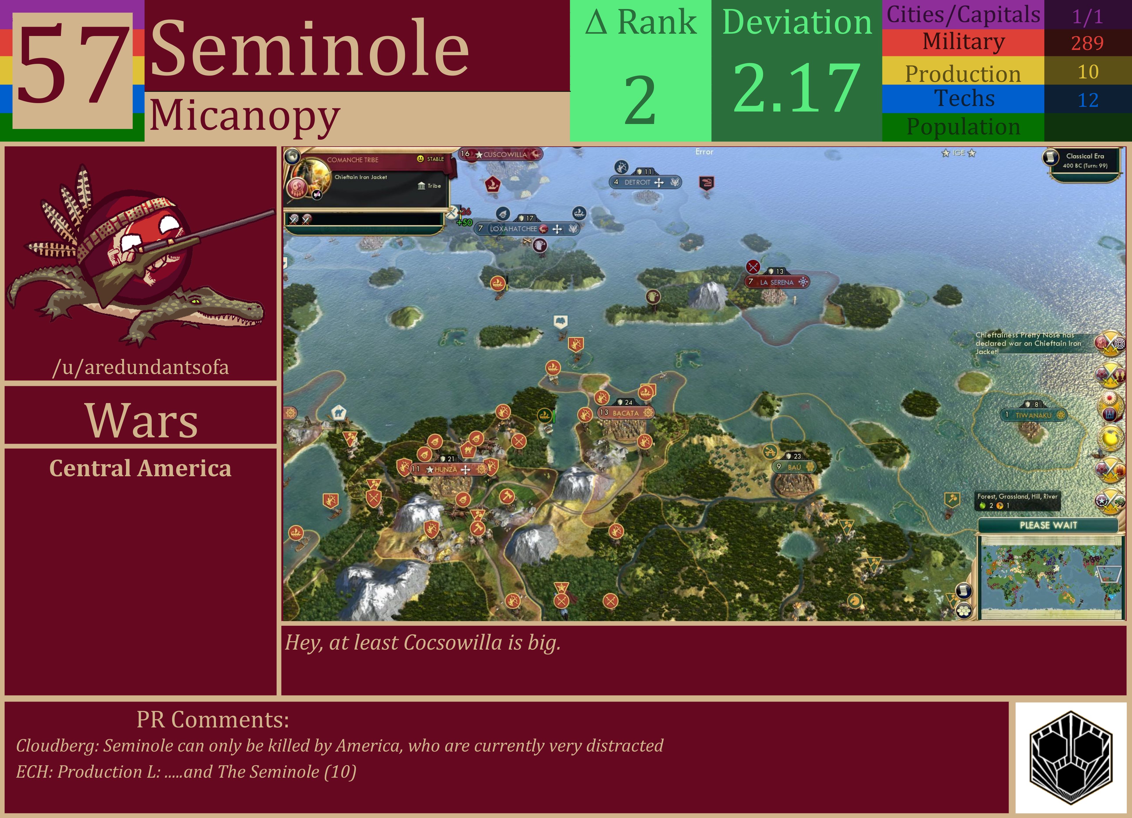 CBR In-Game Screenshot of Seminole
