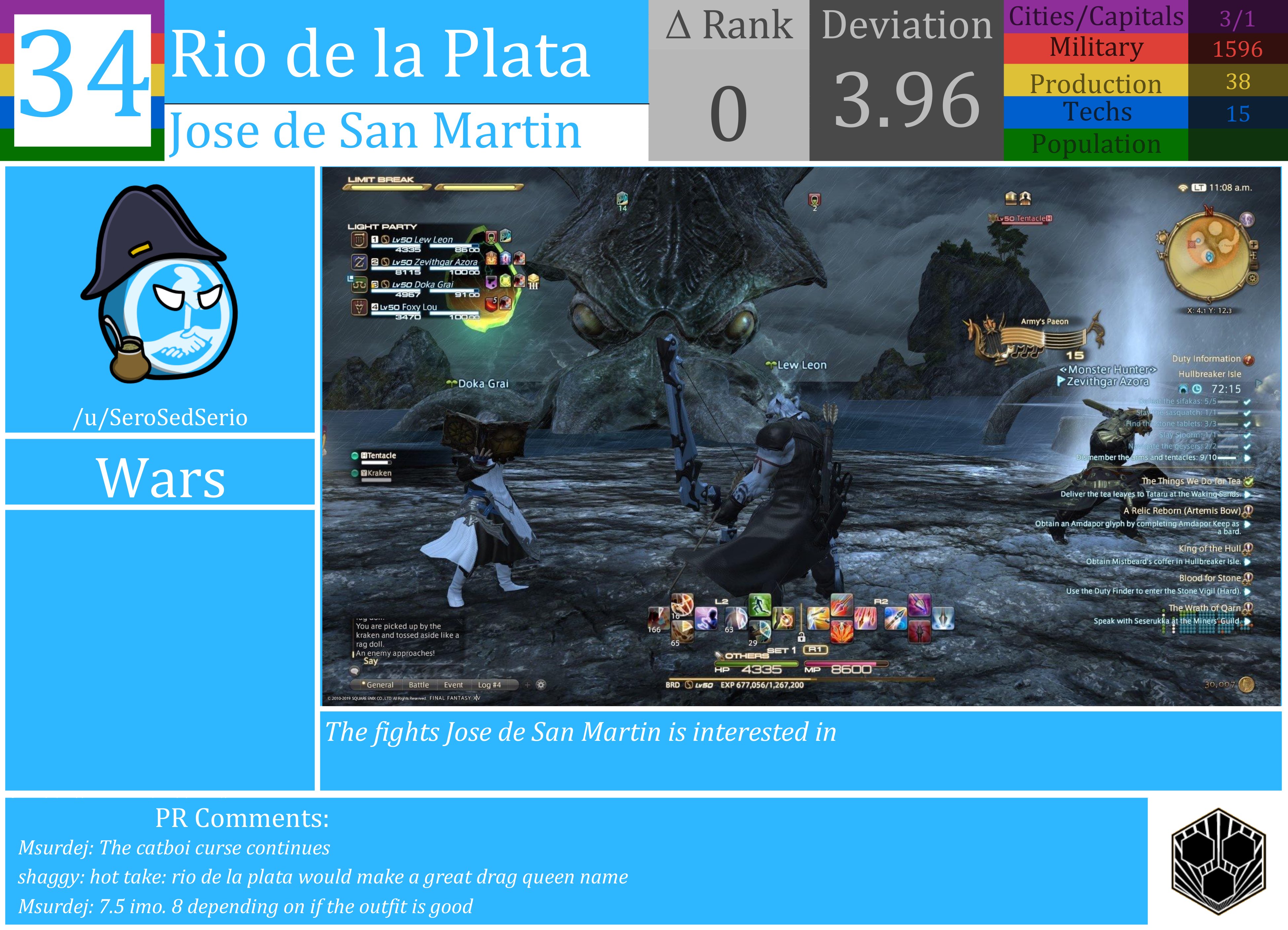 CBR In-Game Screenshot of Rio De La Plata