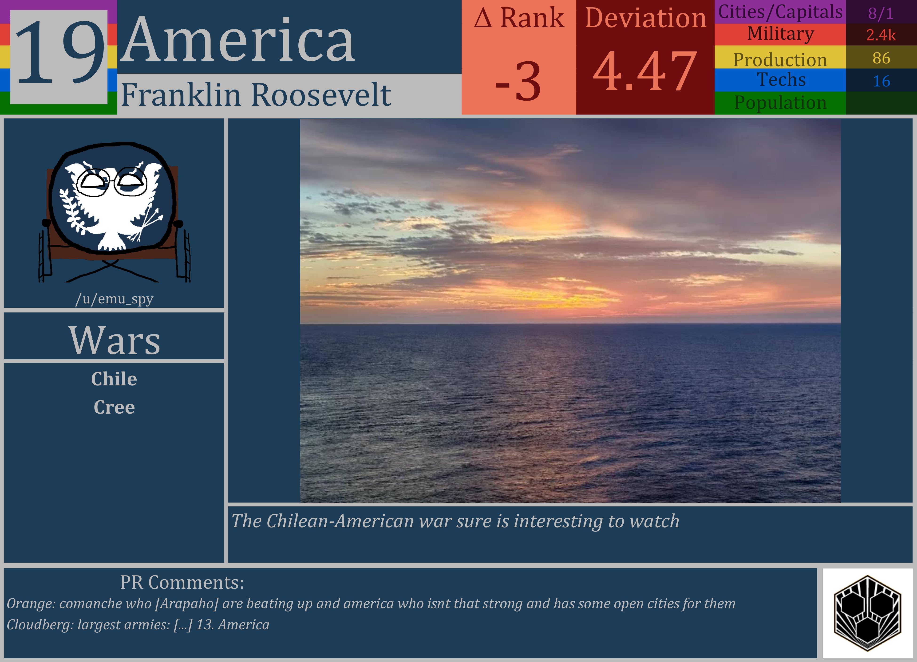 CBR In-Game Screenshot of America
