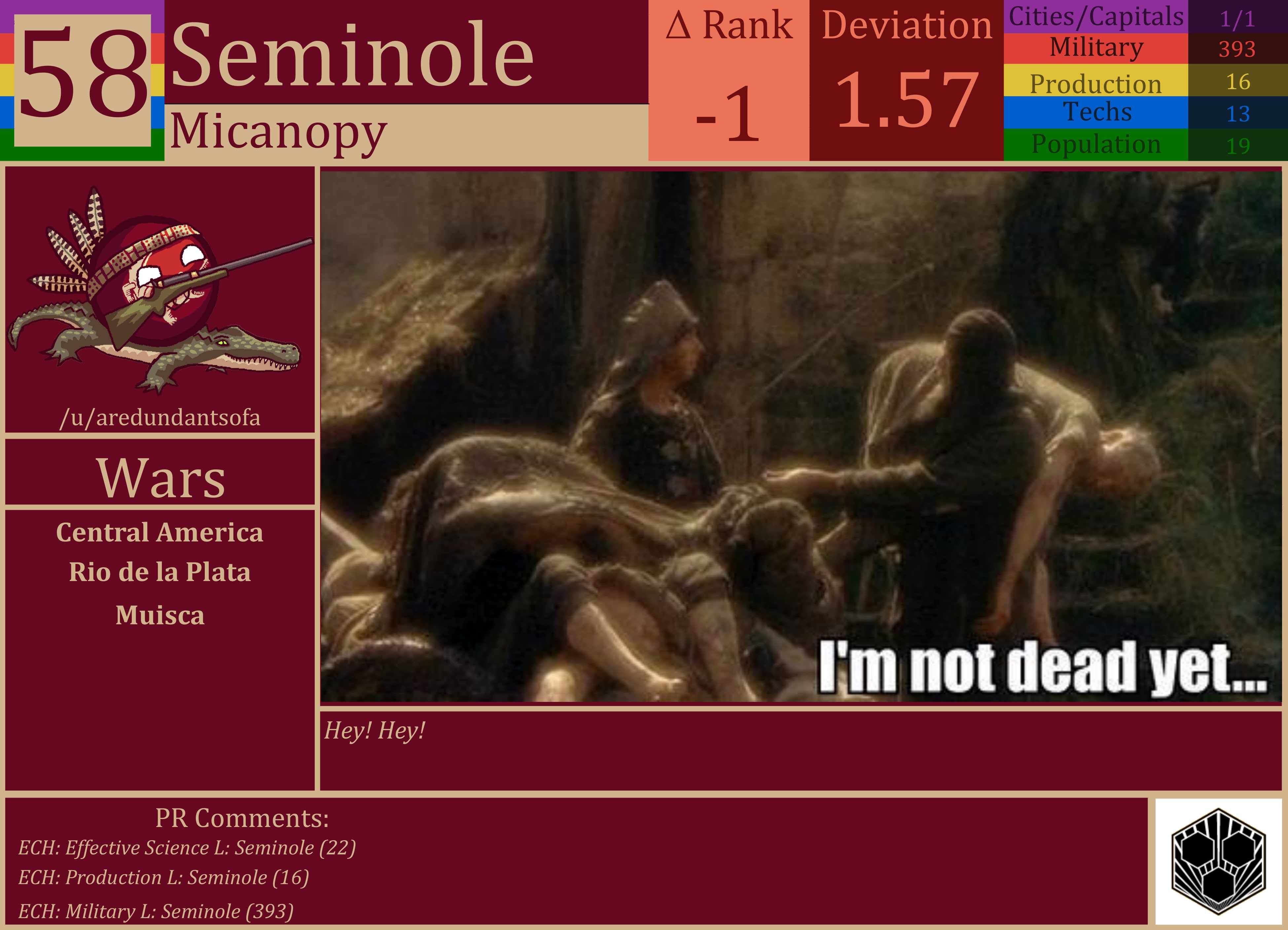 CBR In-Game Screenshot of Seminole