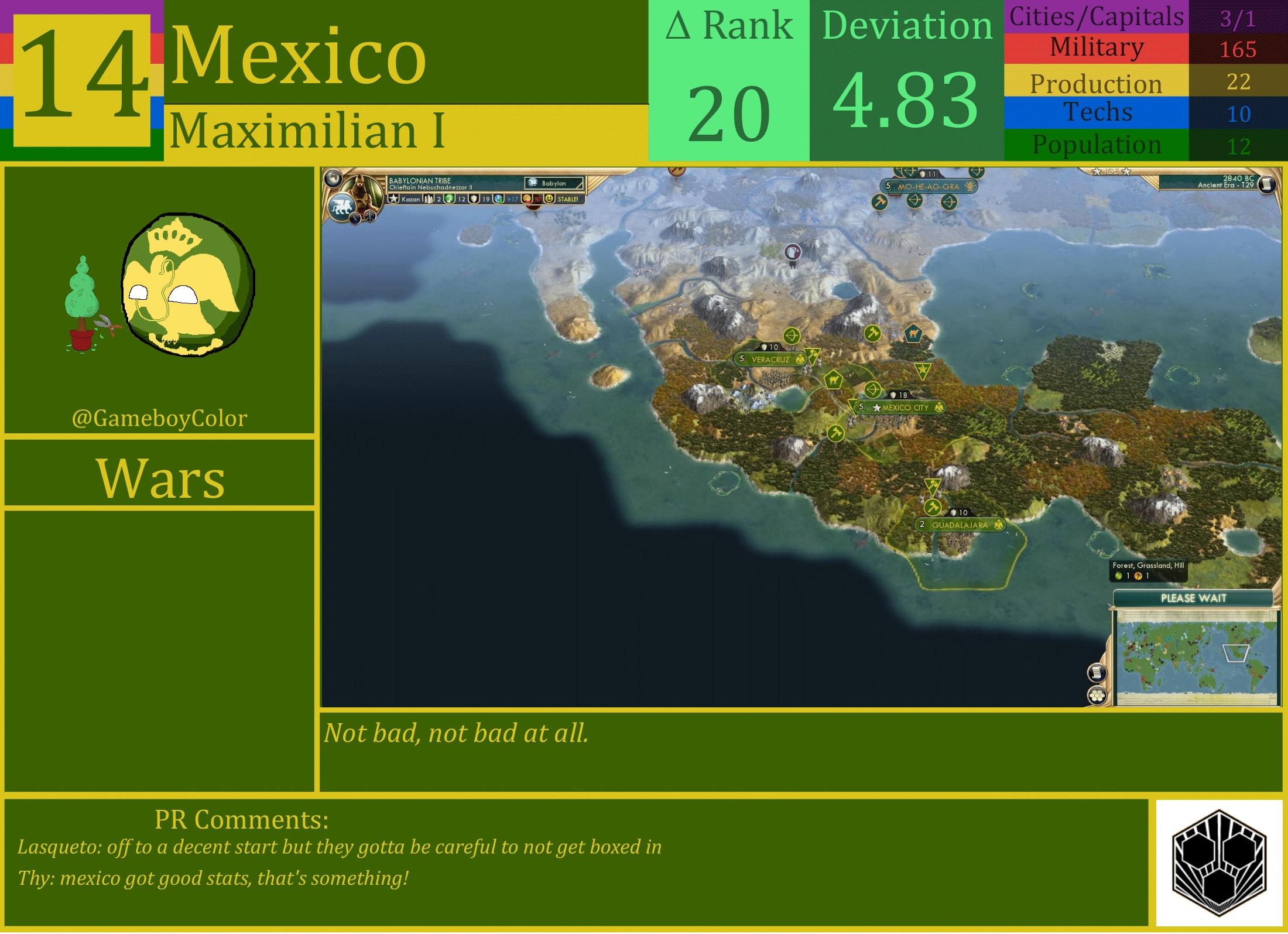 CBR In-Game Screenshot of Mexico