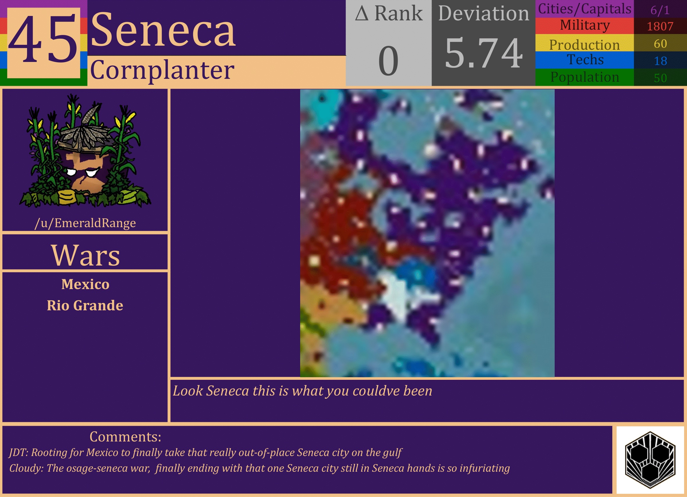CBR In-Game Screenshot of Seneca
