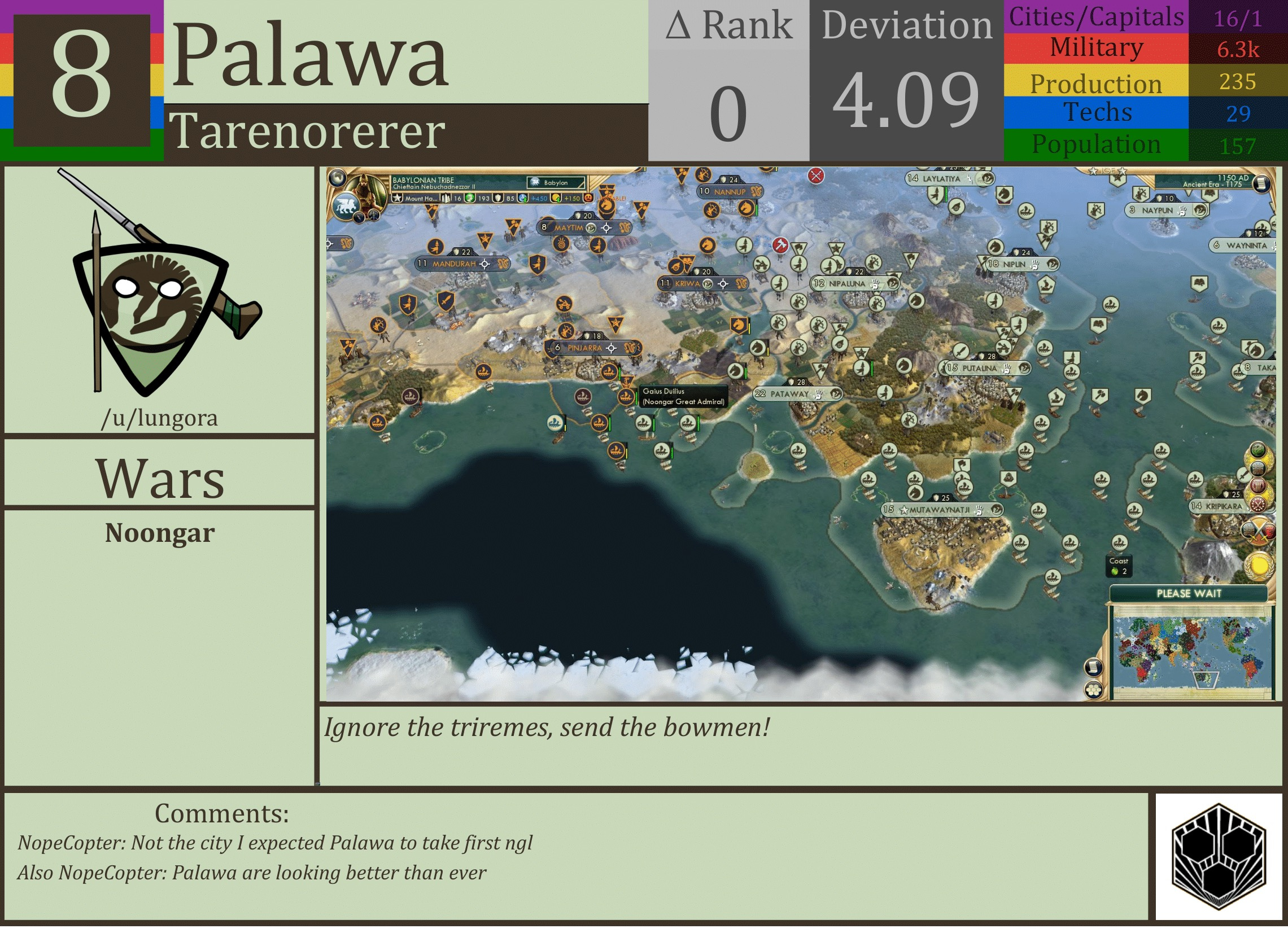 CBR In-Game Screenshot of Palawa