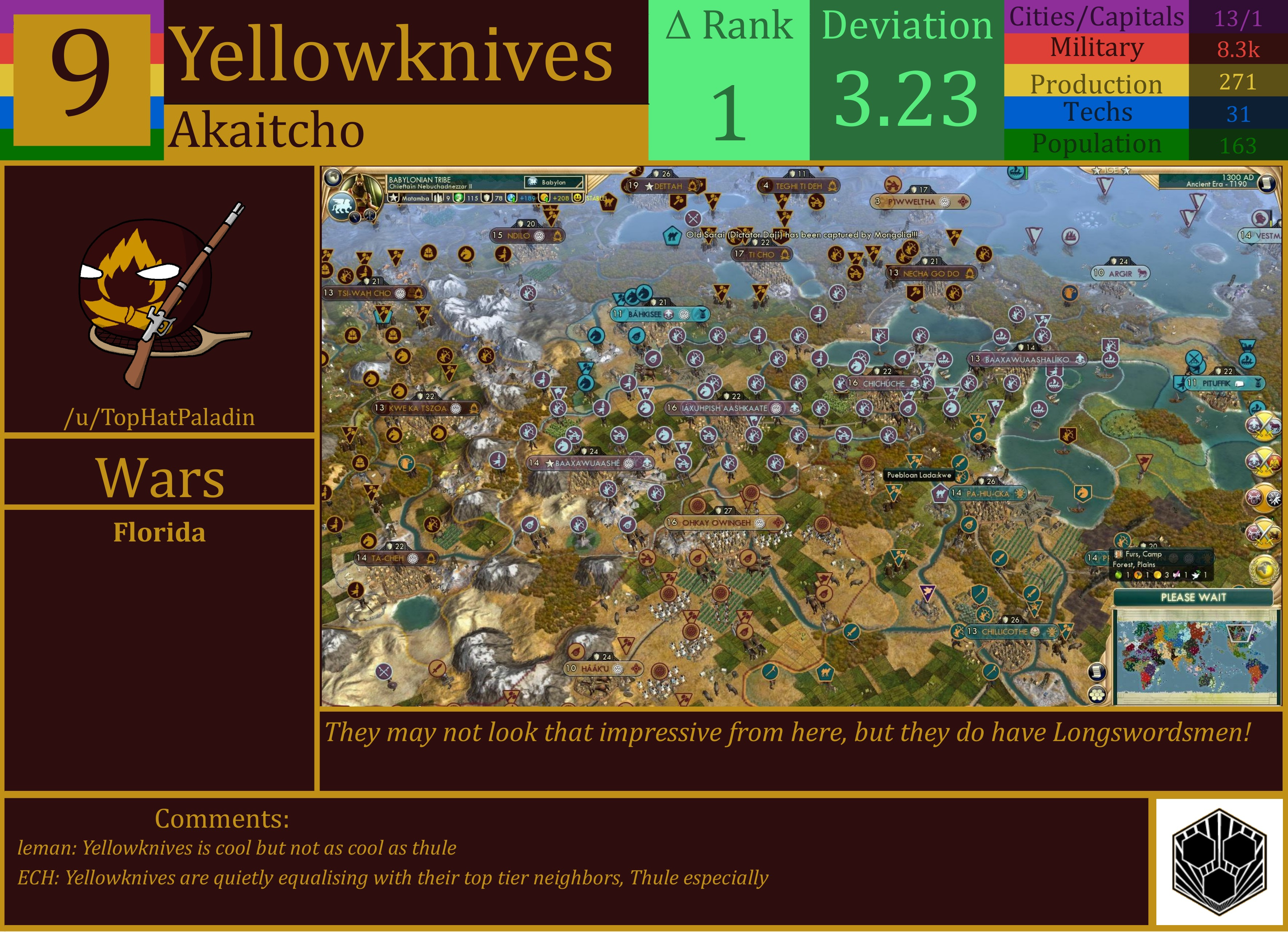CBR In-Game Screenshot of Yellowknives