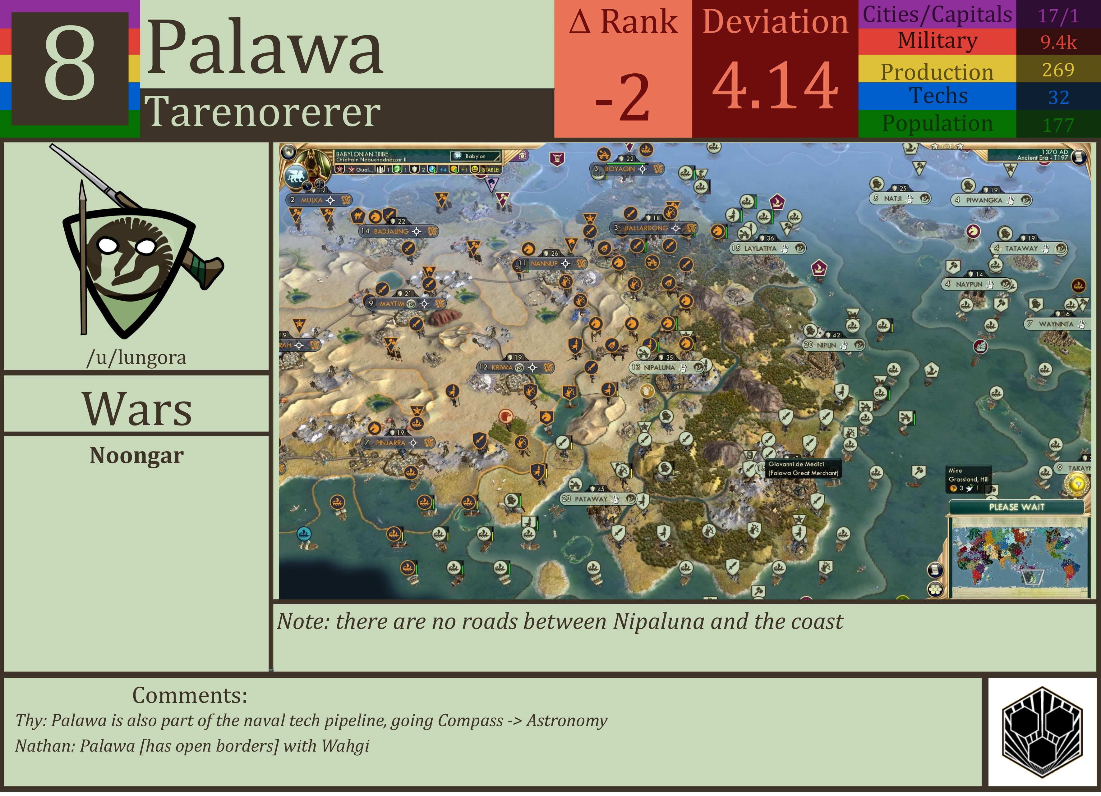 CBR In-Game Screenshot of Palawa