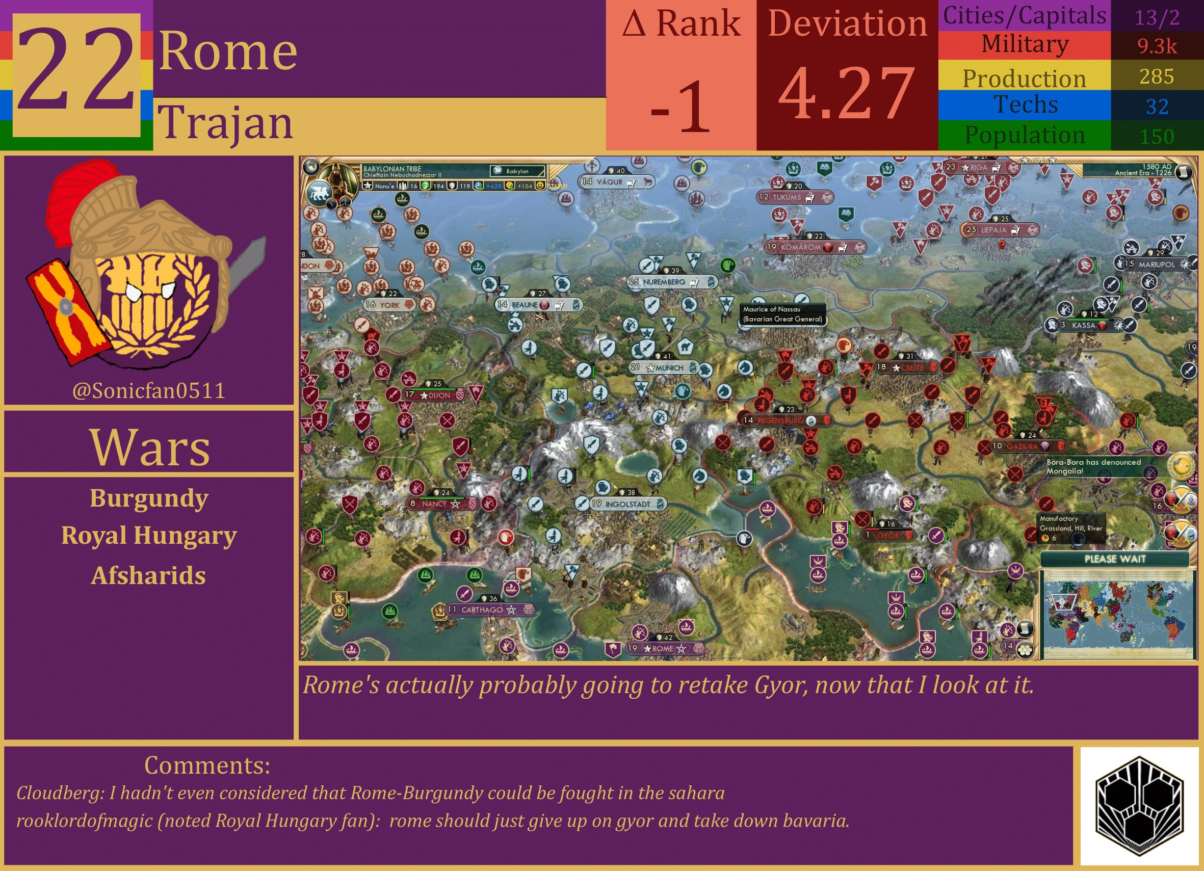 CBR In-Game Screenshot of Rome