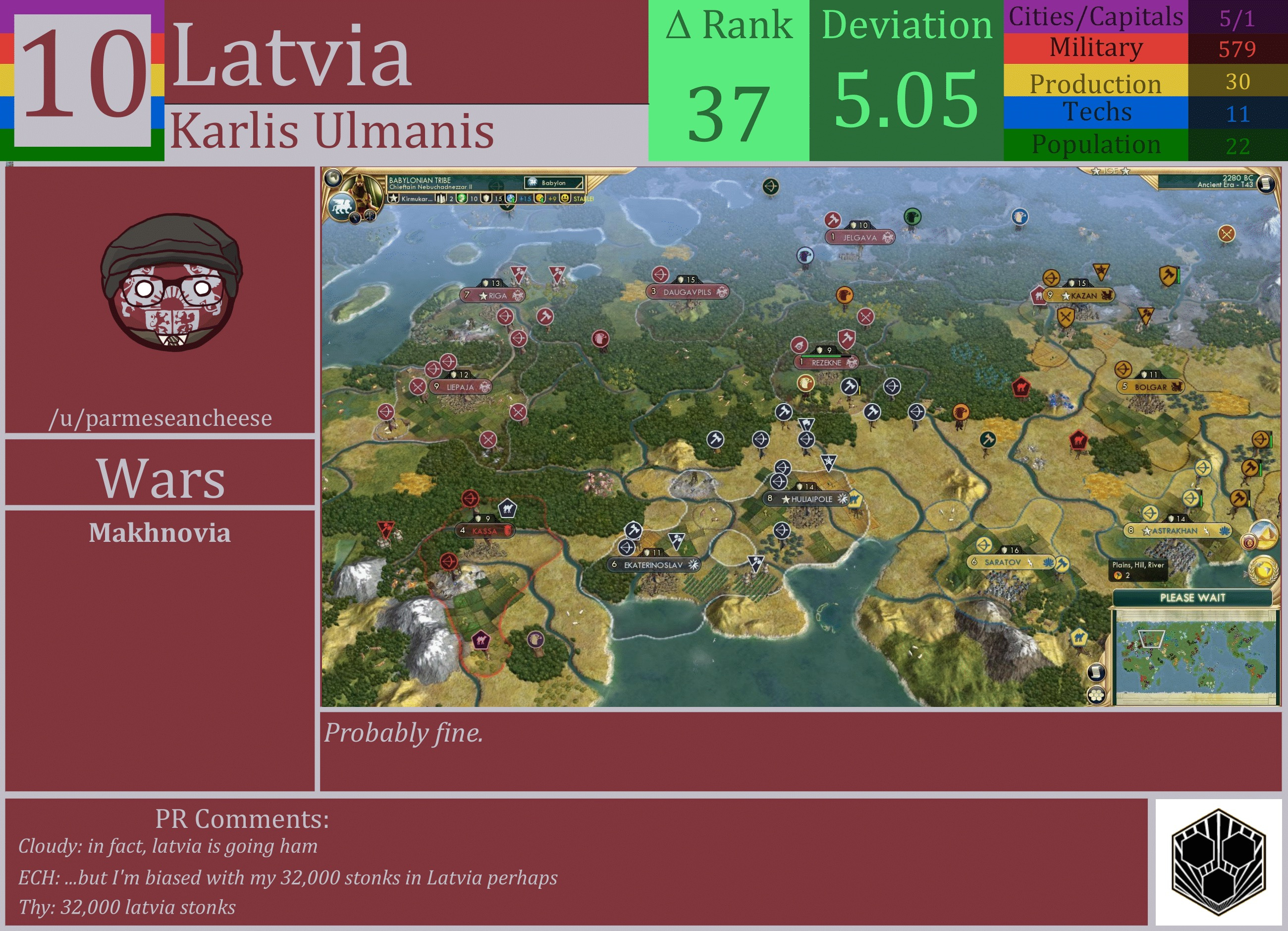 CBR In-Game Screenshot of Latvia