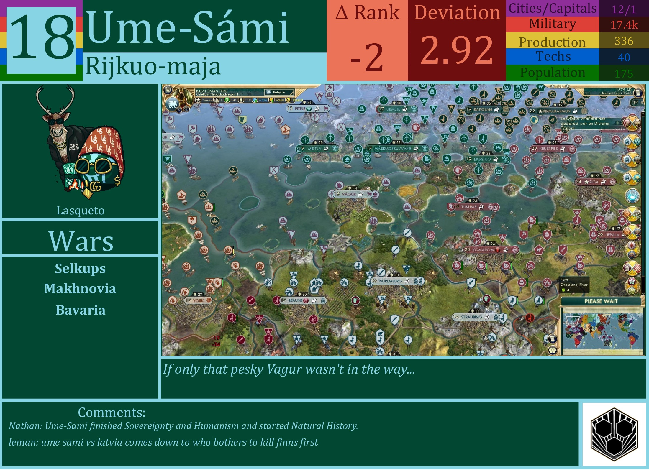 CBR In-Game Screenshot of Ume-Sami