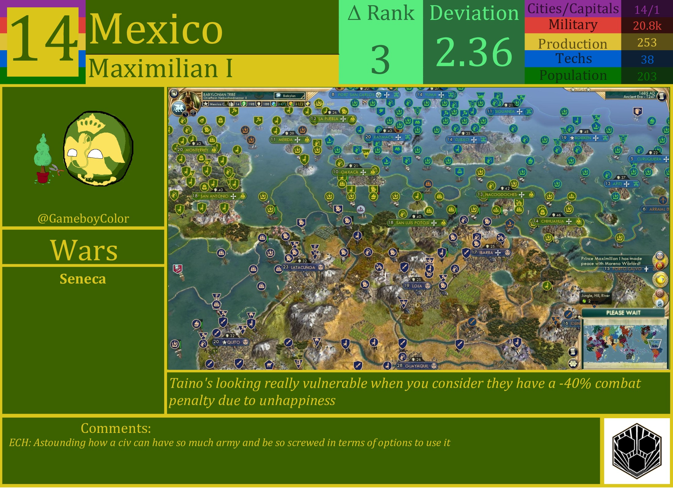 CBR In-Game Screenshot of Mexico