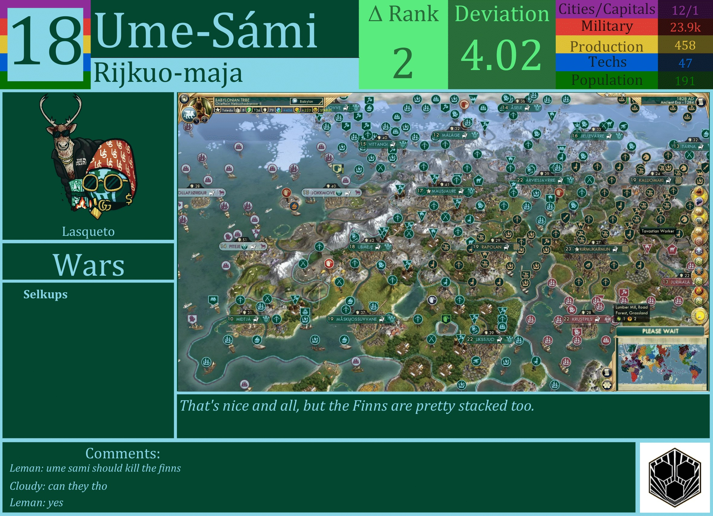 CBR In-Game Screenshot of Ume-Sami
