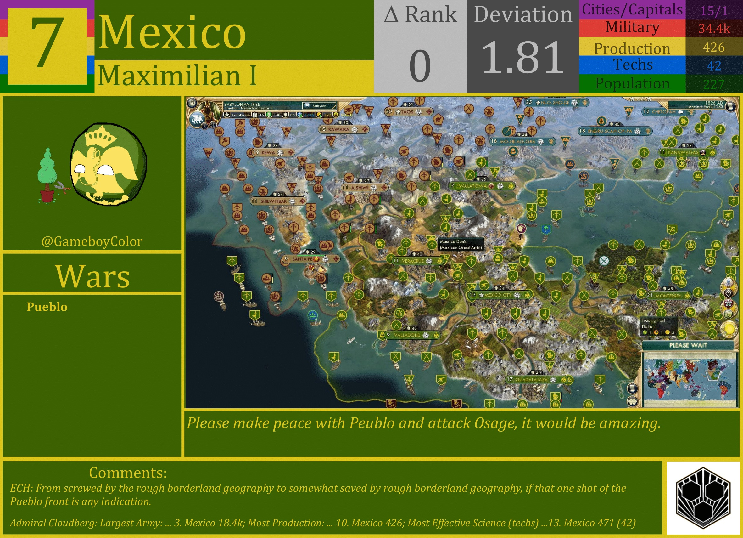 CBR In-Game Screenshot of Mexico