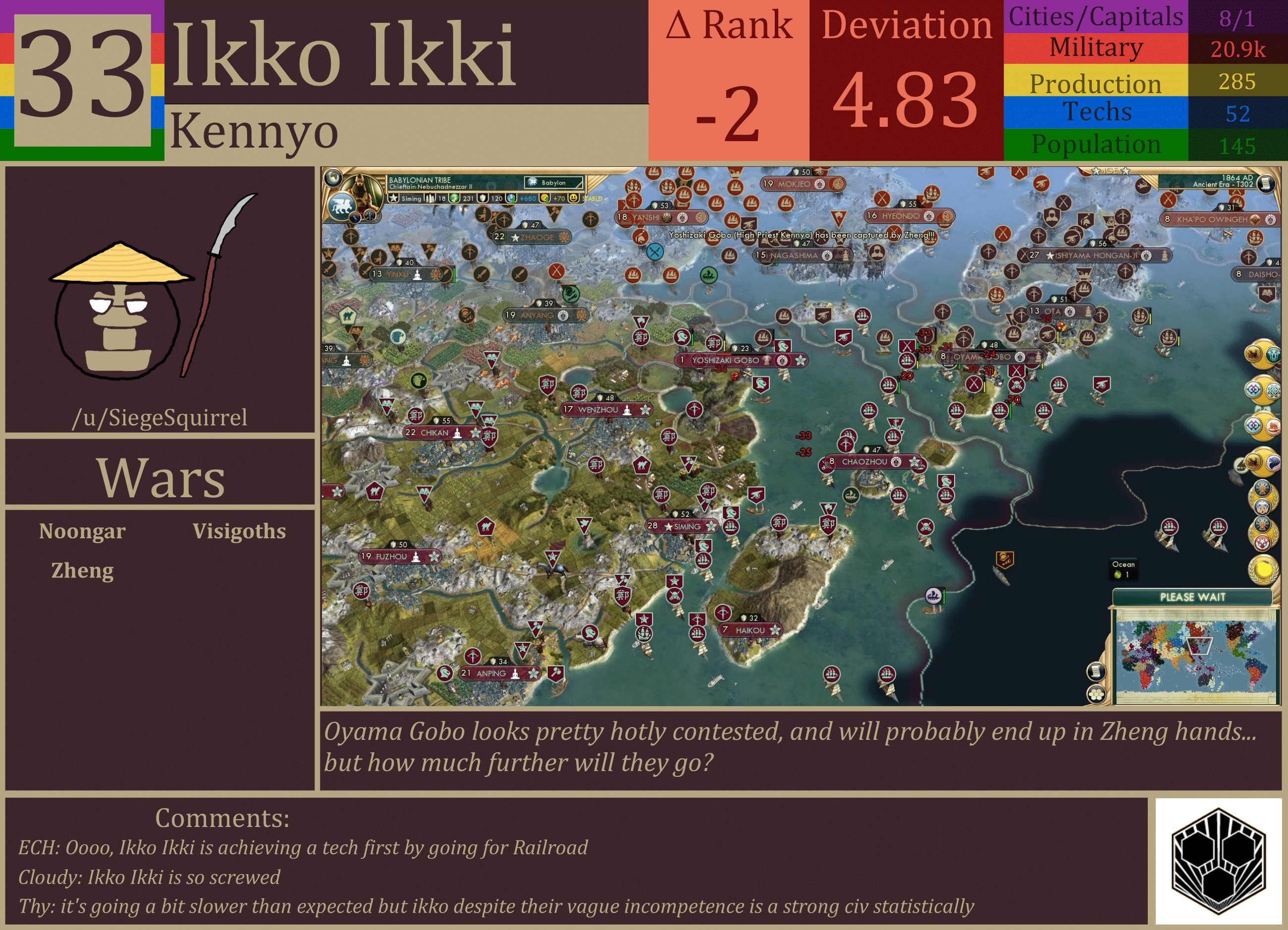 CBR In-Game Screenshot of Ikko-Ikki