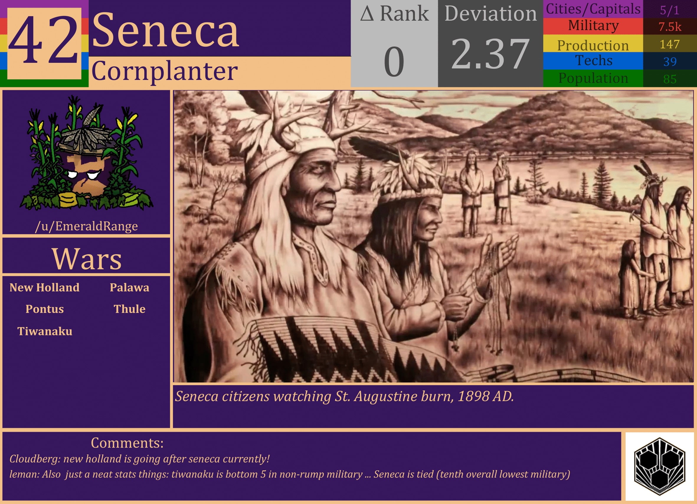 CBR In-Game Screenshot of Seneca