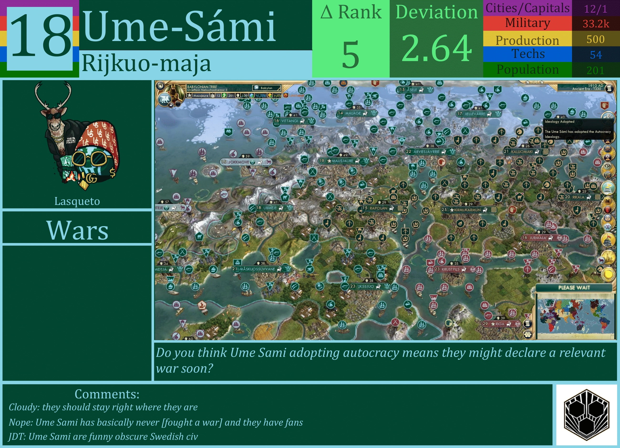 CBR In-Game Screenshot of Ume-Sami