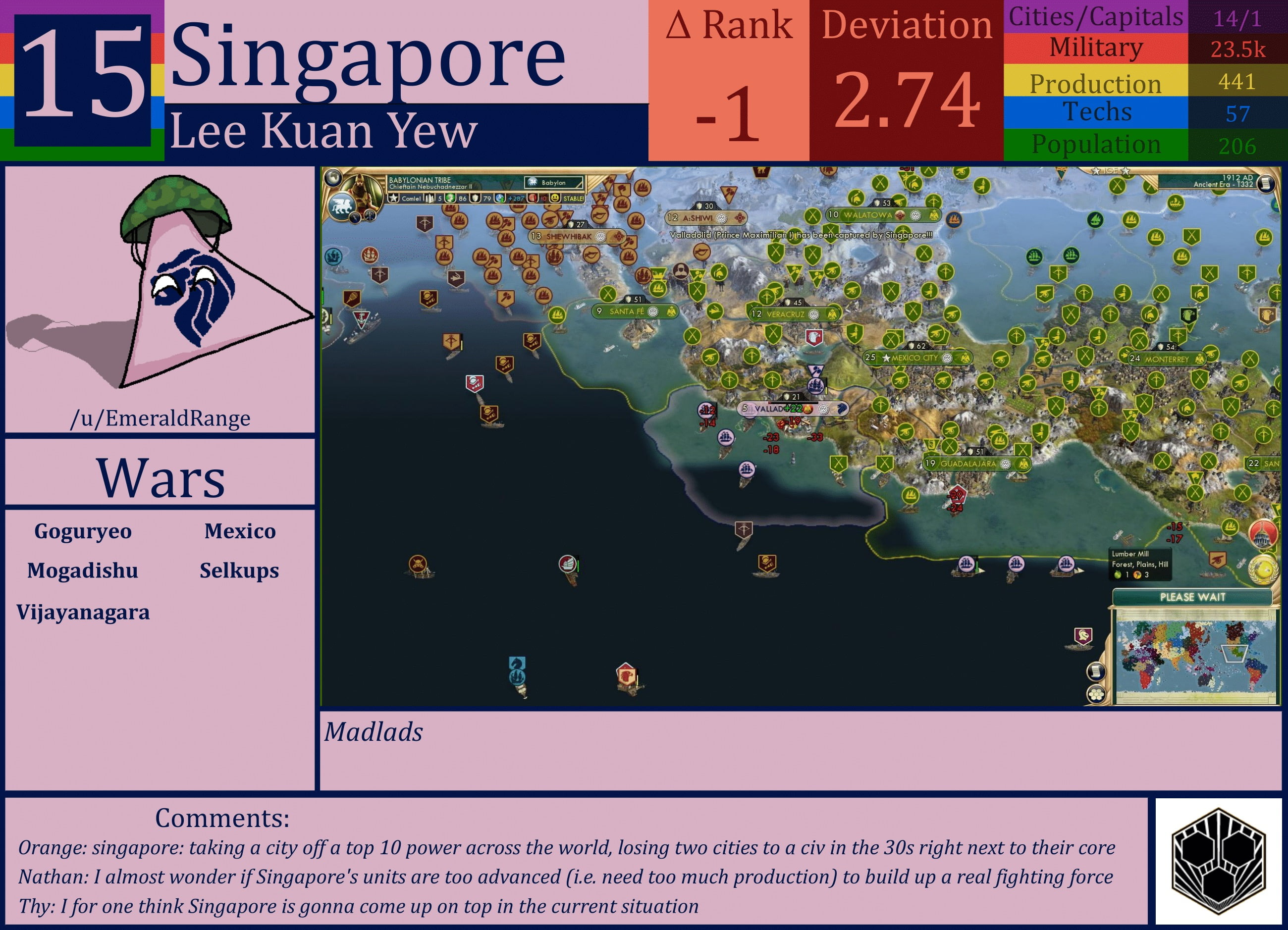 CBR In-Game Screenshot of Singapore