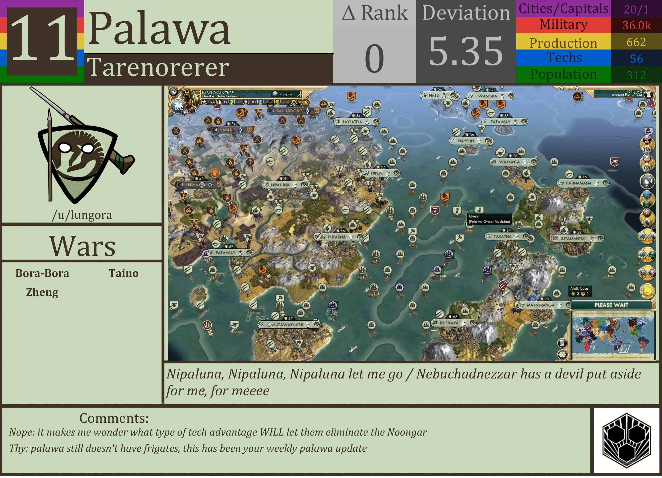 CBR In-Game Screenshot of Palawa