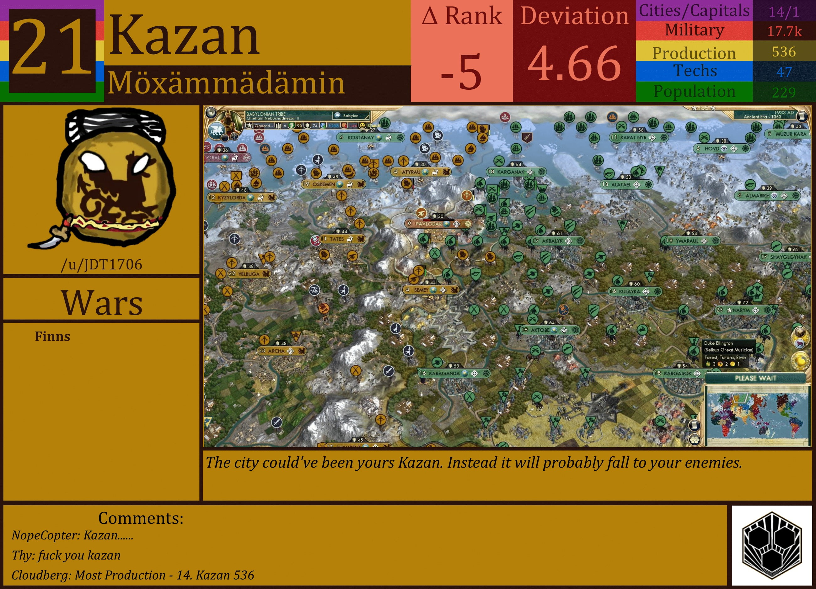 CBR In-Game Screenshot of Kazan