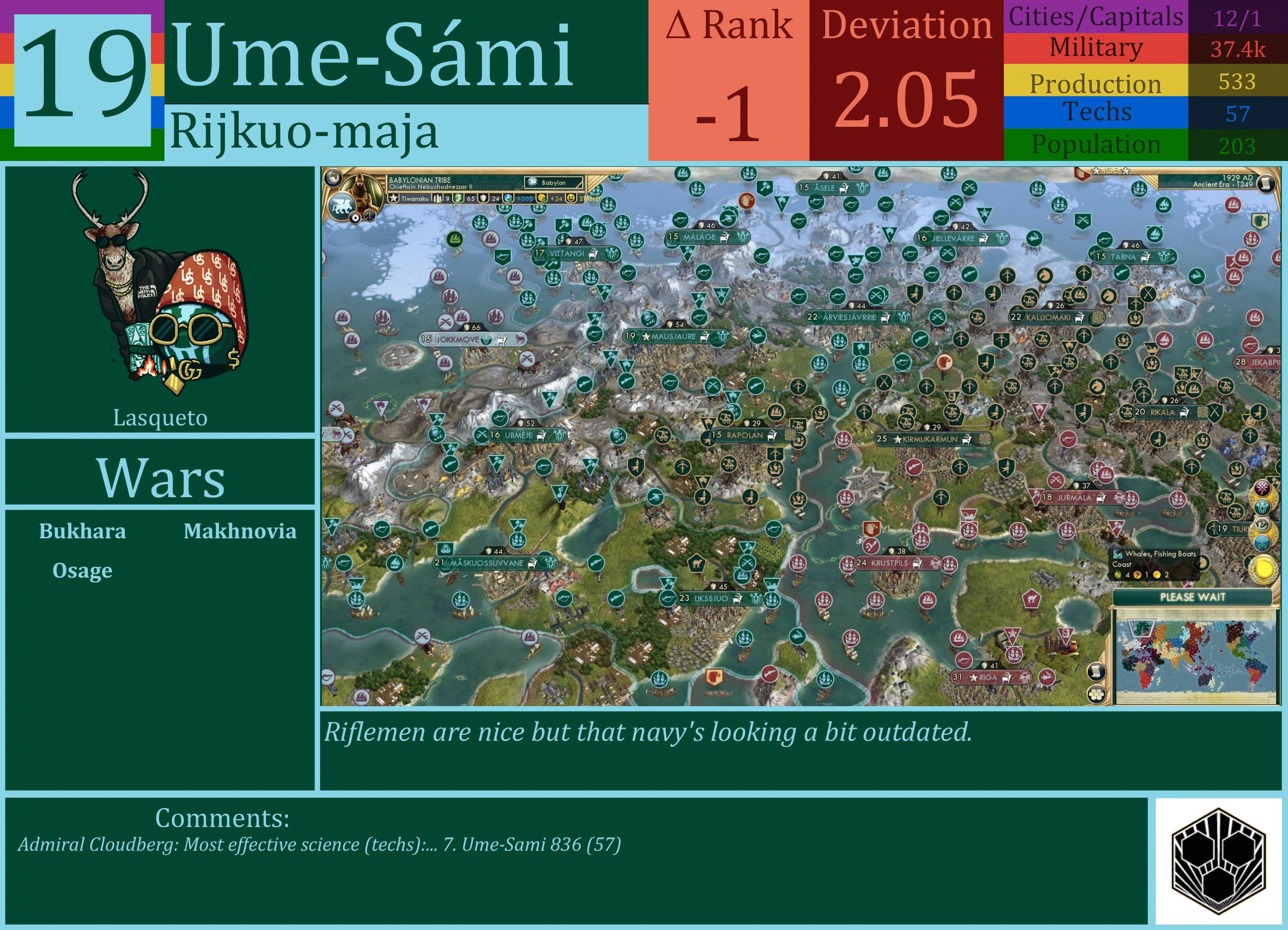 CBR In-Game Screenshot of Ume-Sami