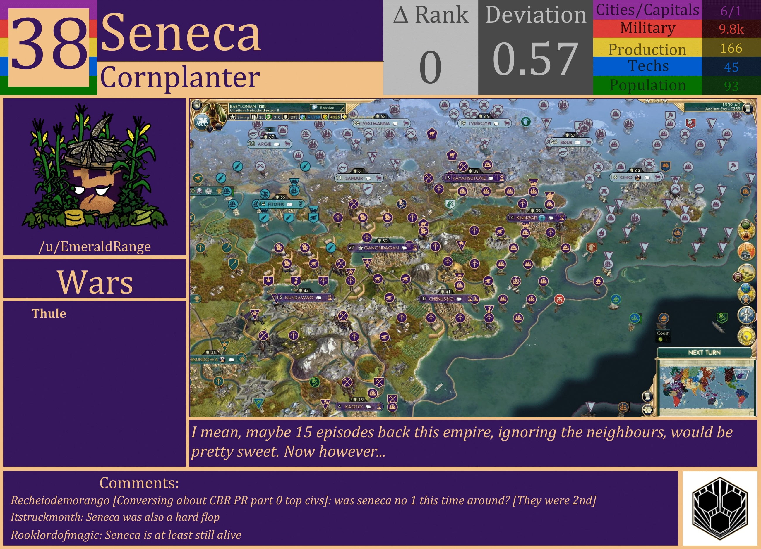 CBR In-Game Screenshot of Seneca