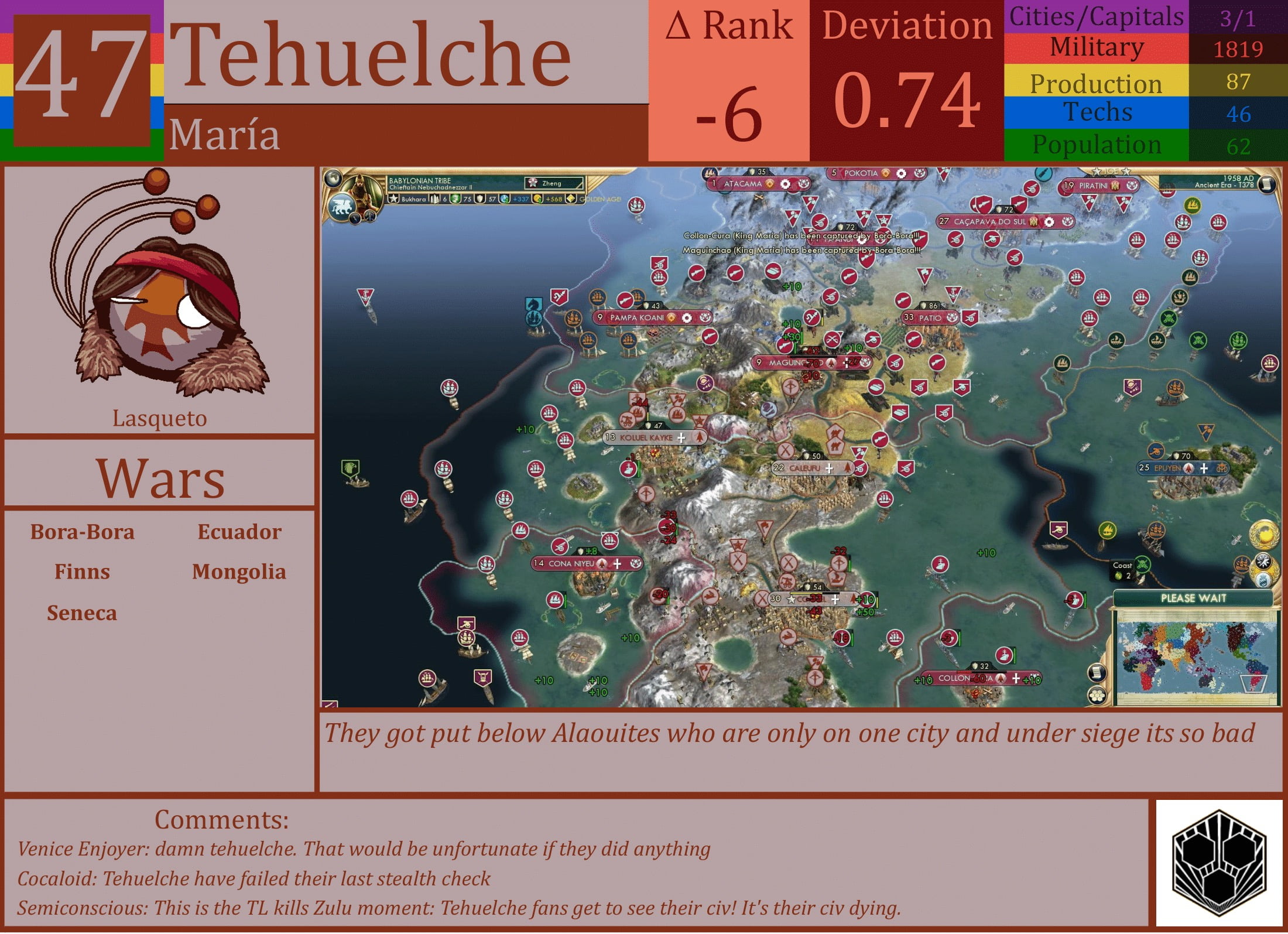 CBR In-Game Screenshot of Tehuelche