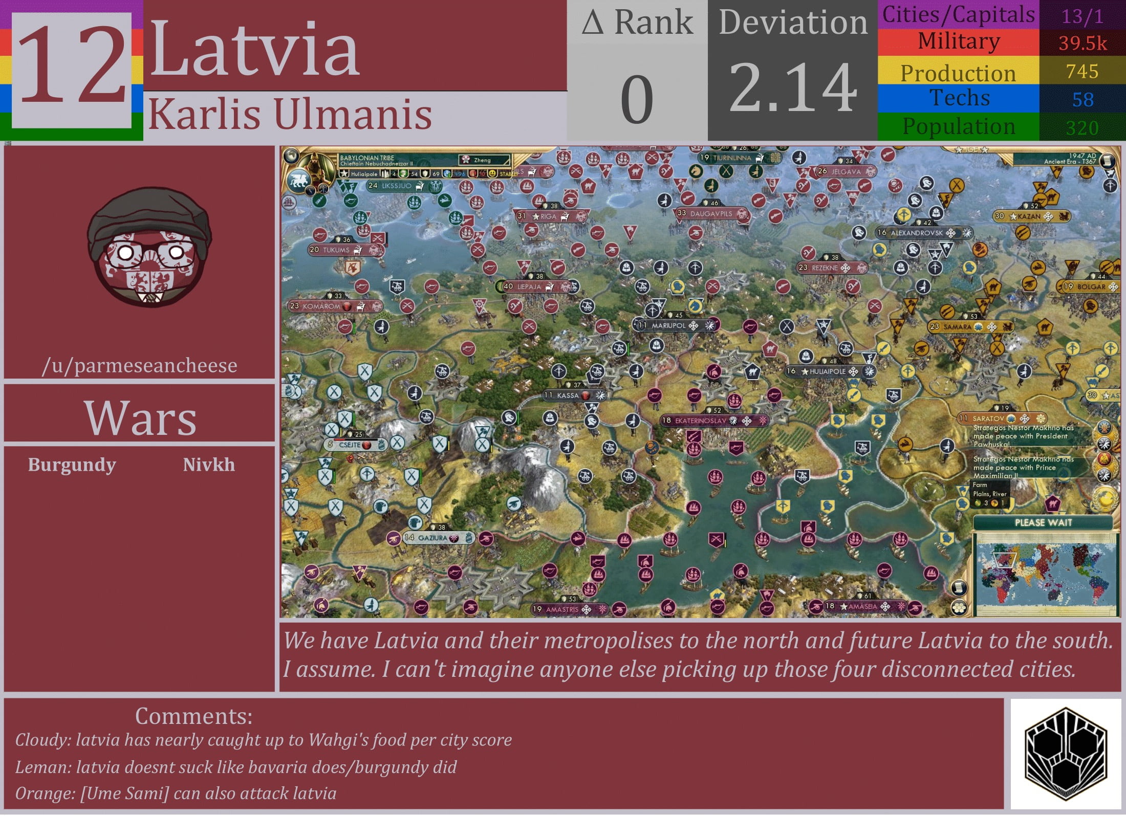 CBR In-Game Screenshot of Lativia