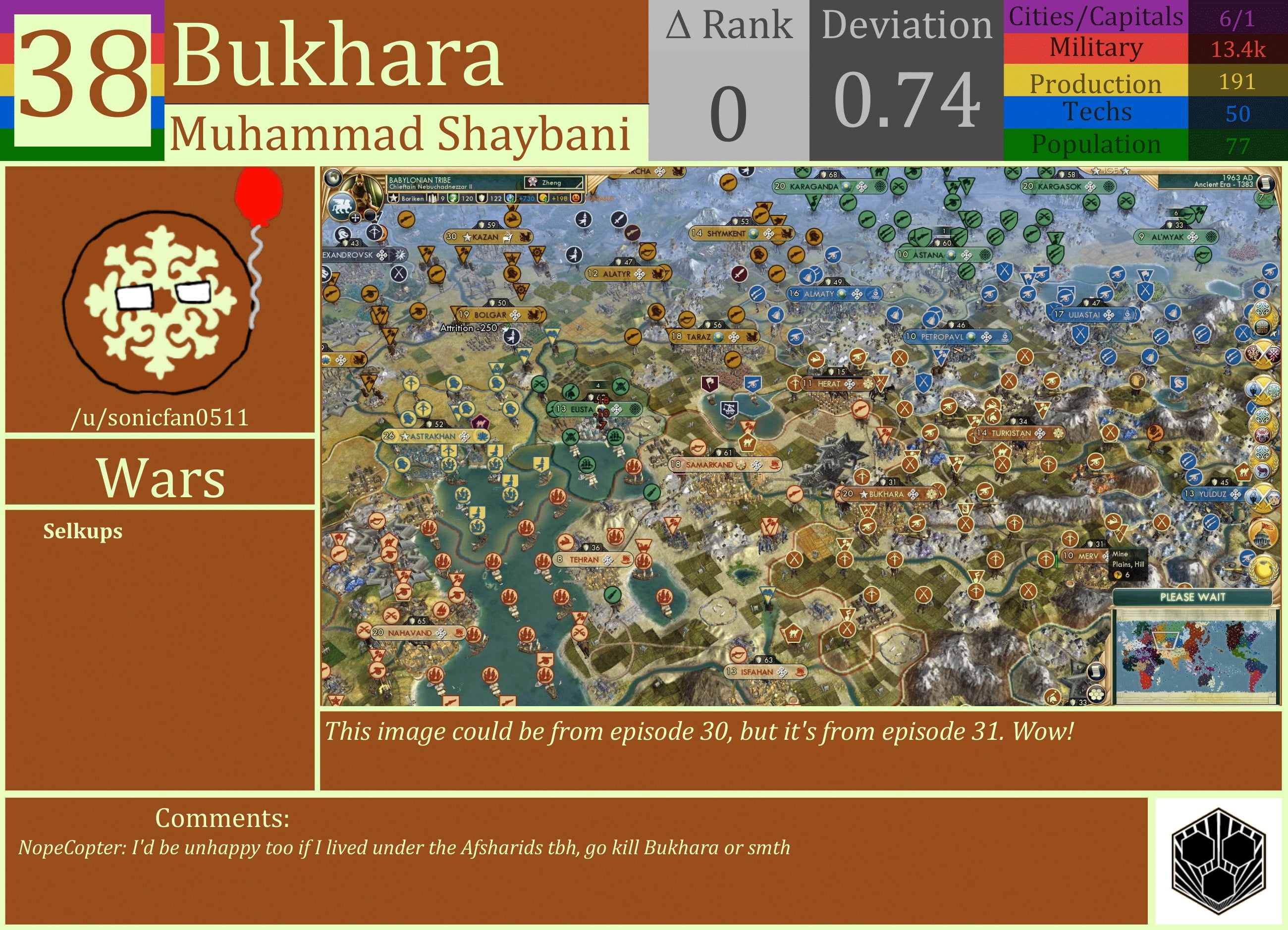 CBR In-Game Screenshot of Bukhara