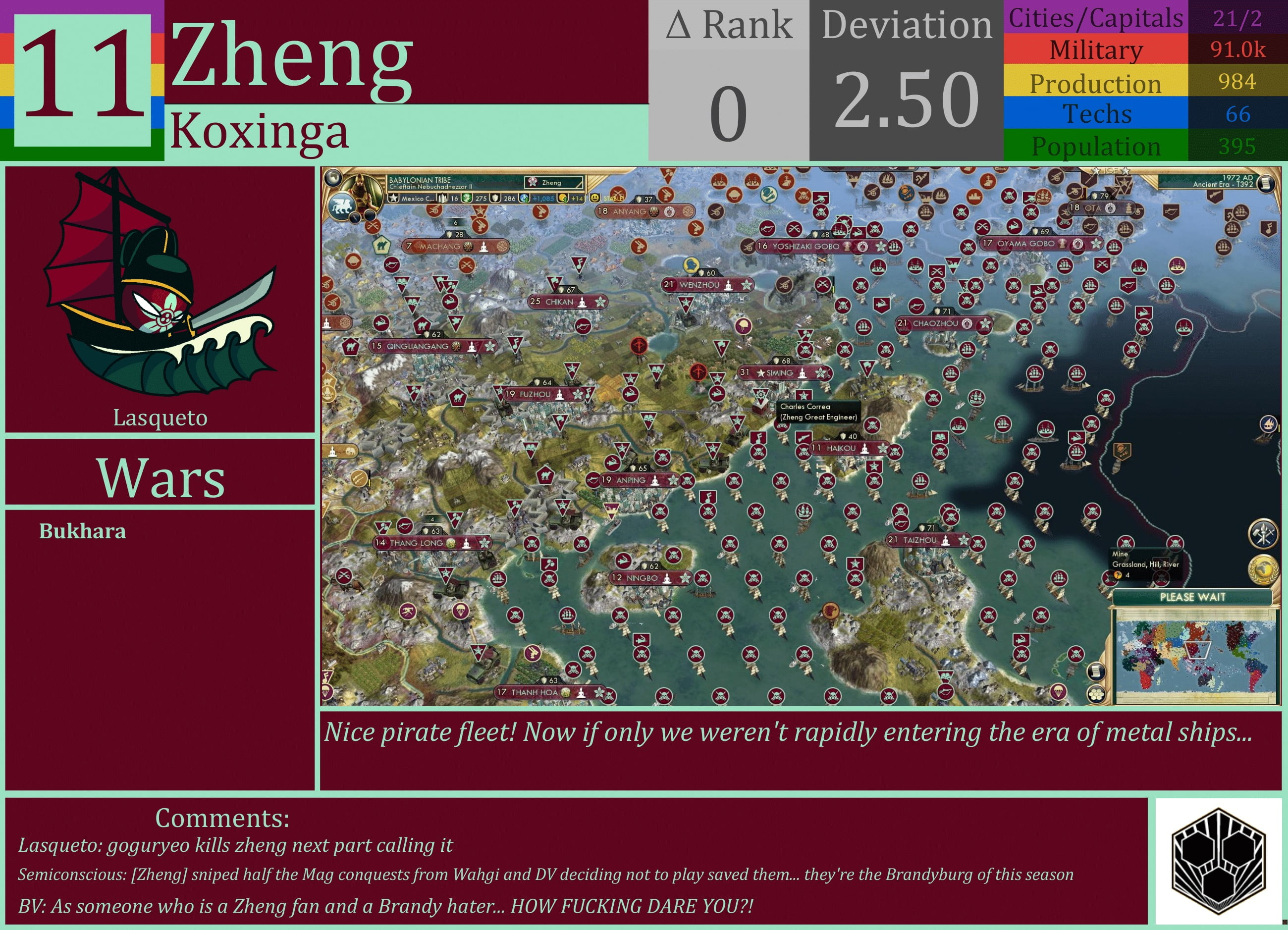 CBR In-Game Screenshot of Zheng