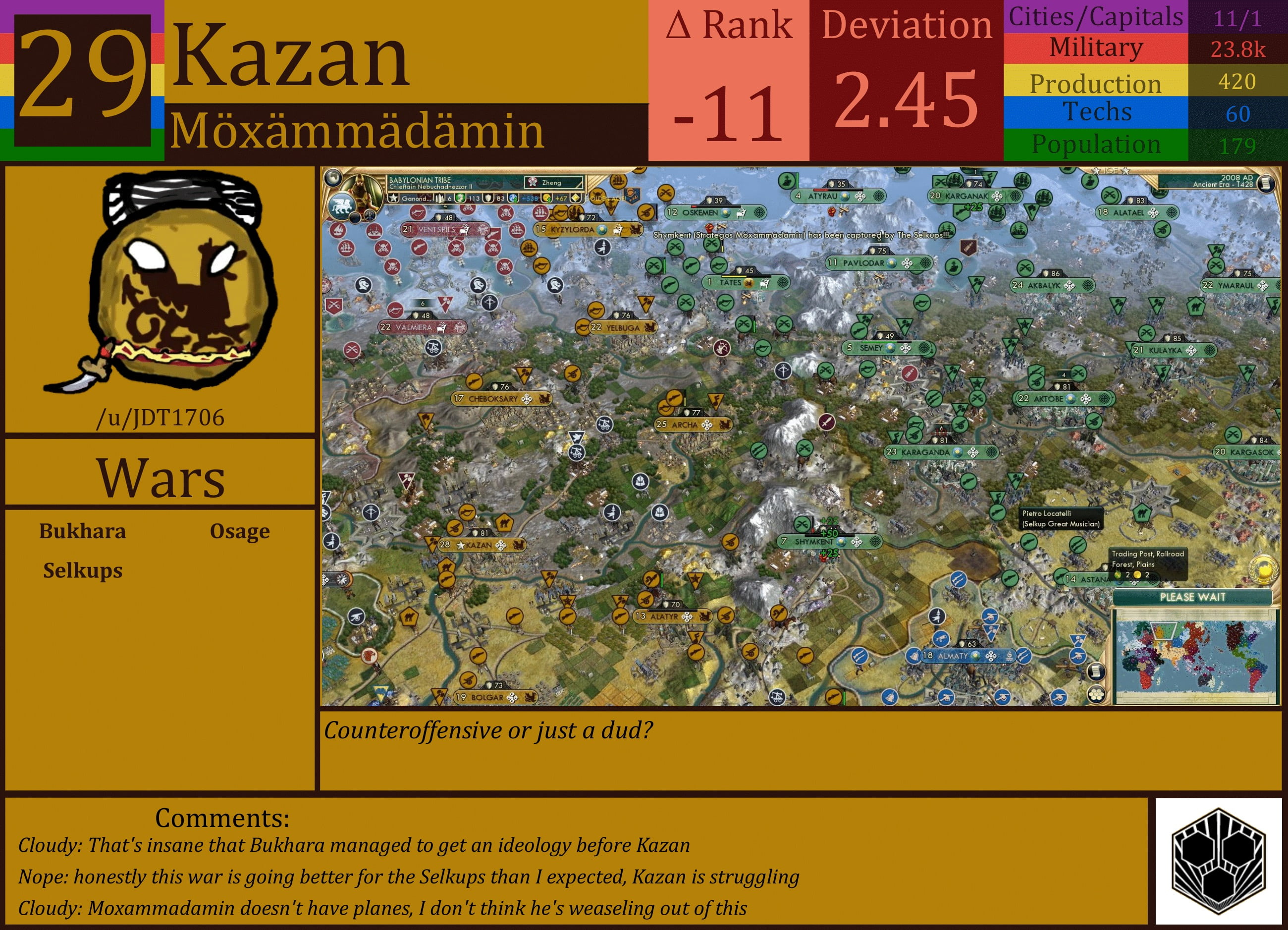 CBR In-Game Screenshot of Kazan