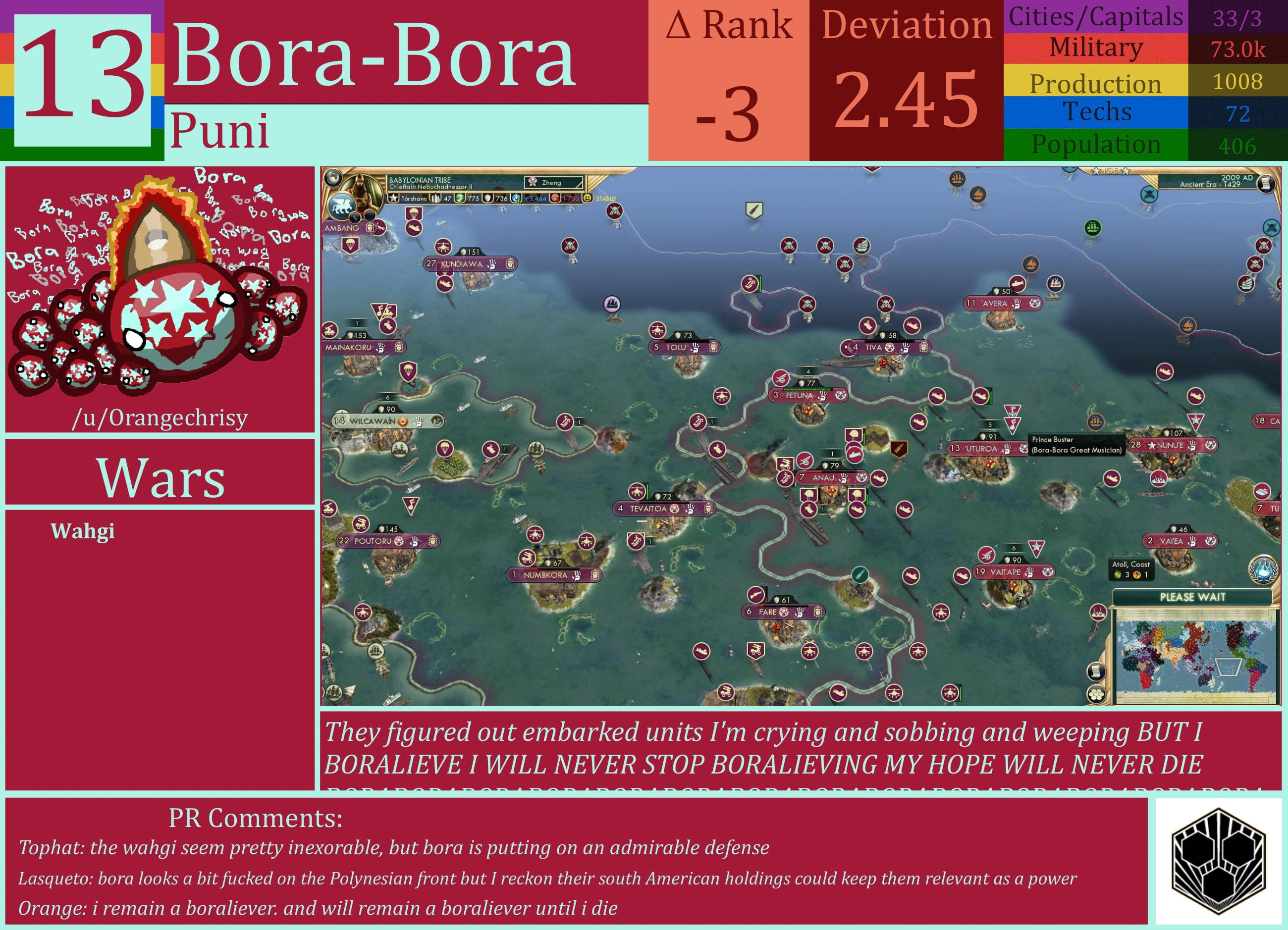 CBR In-Game Screenshot of Bora-Bora