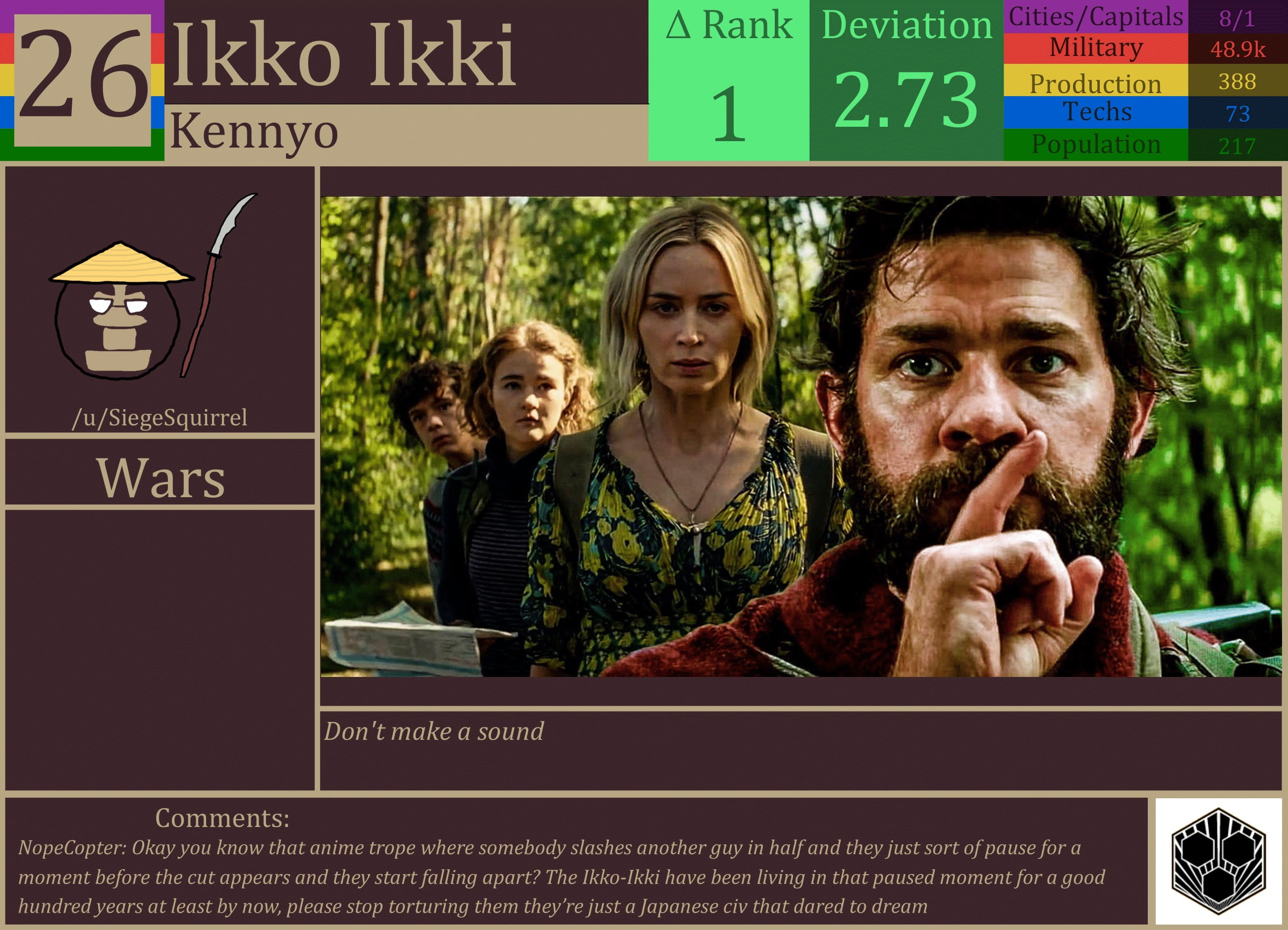 CBR In-Game Screenshot of Ikko Ikki