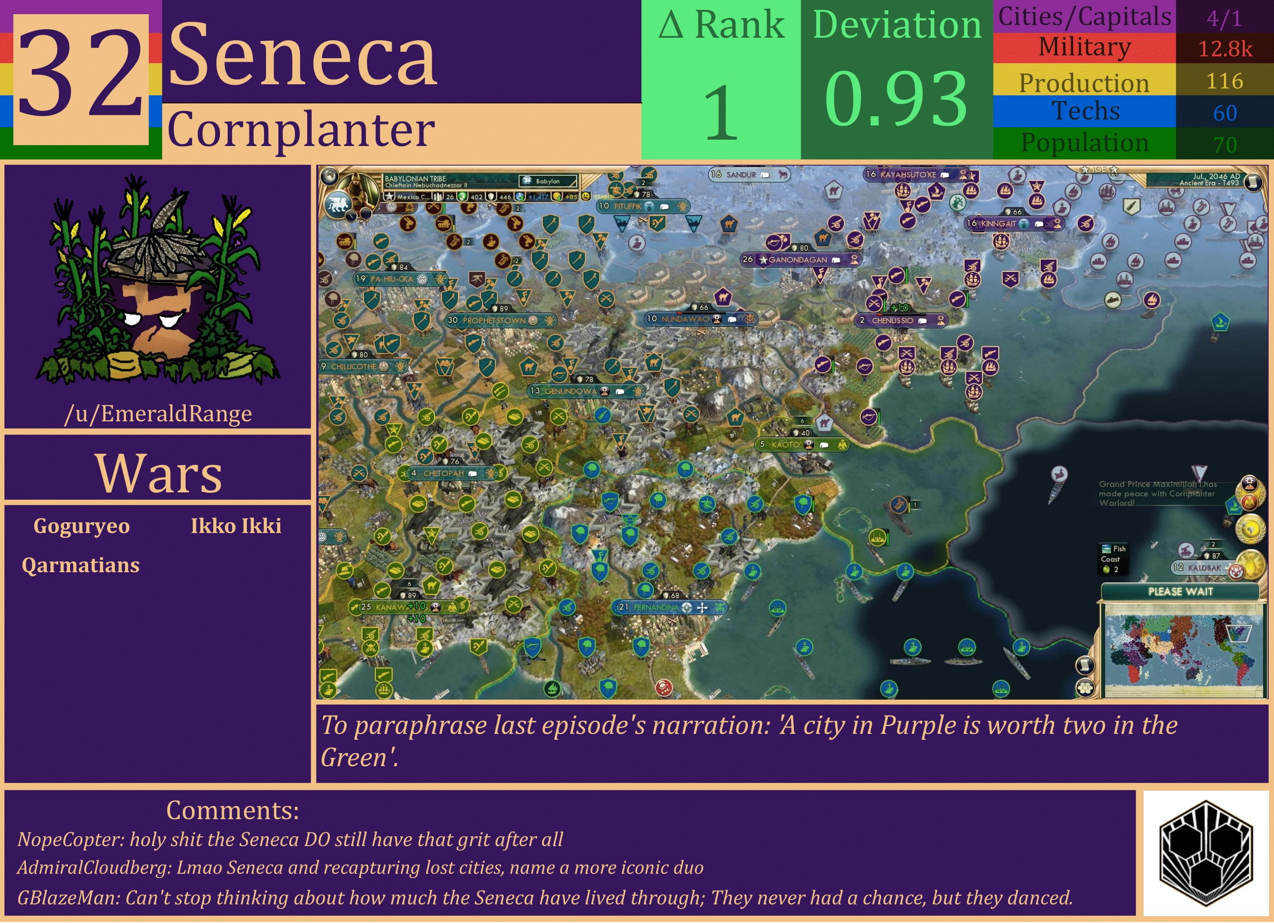 CBR In-Game Screenshot of Seneca