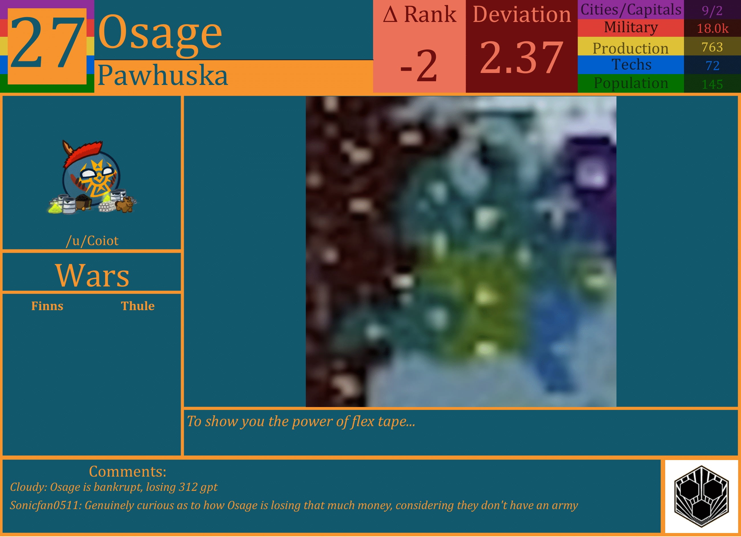 CBR In-Game Screenshot of Osage