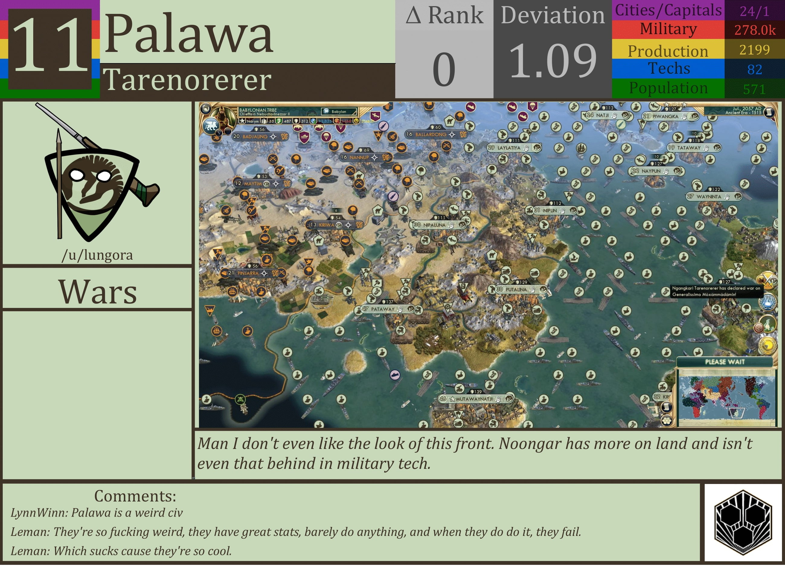 CBR In-Game Screenshot of Palawa