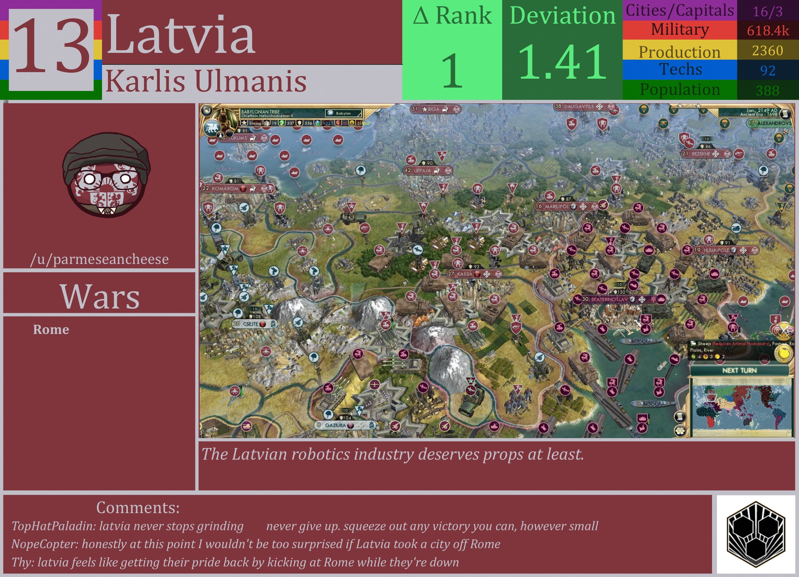 CBR In-Game Screenshot of Latvia