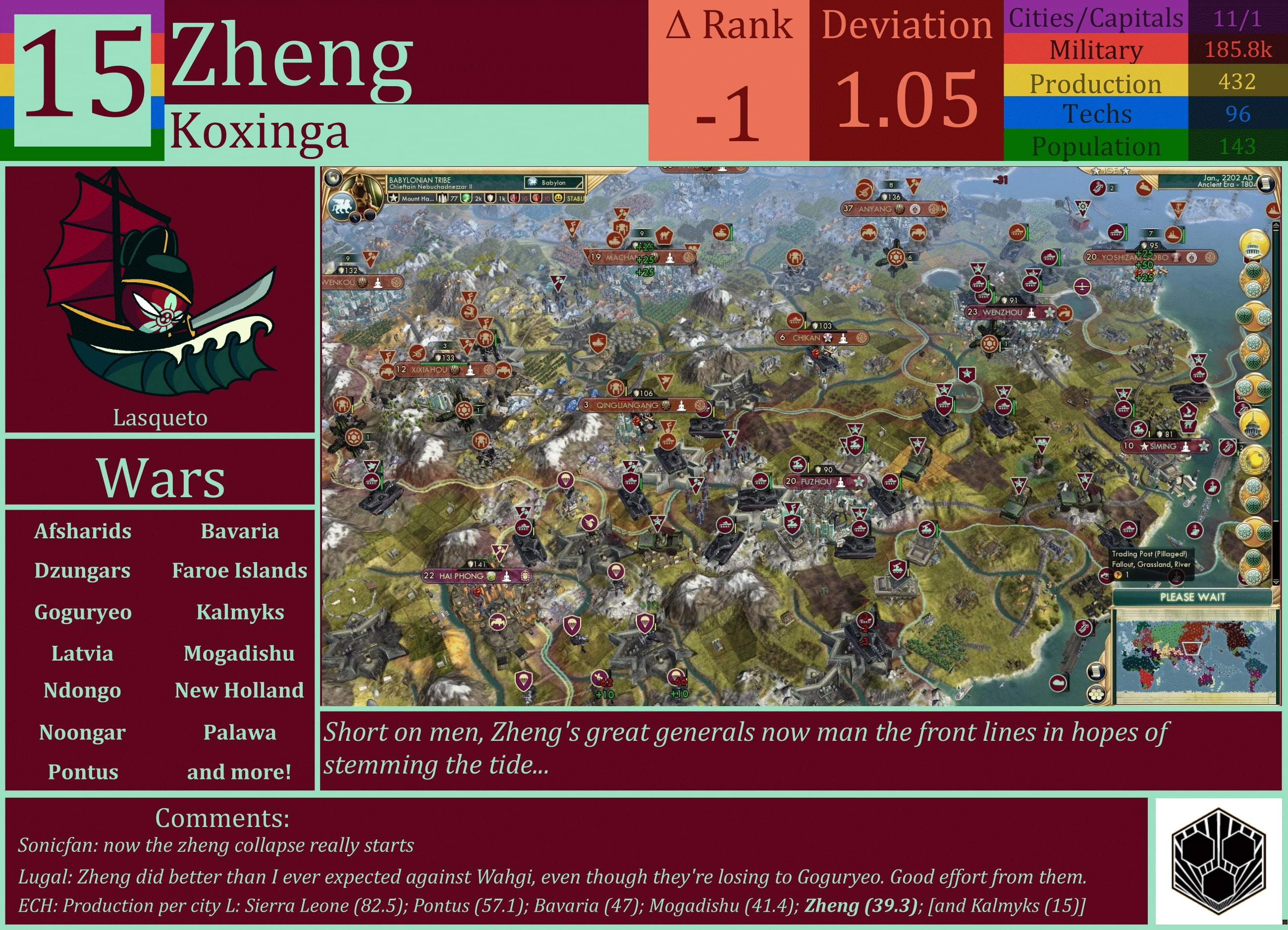 CBR In-Game Screenshot of Zheng