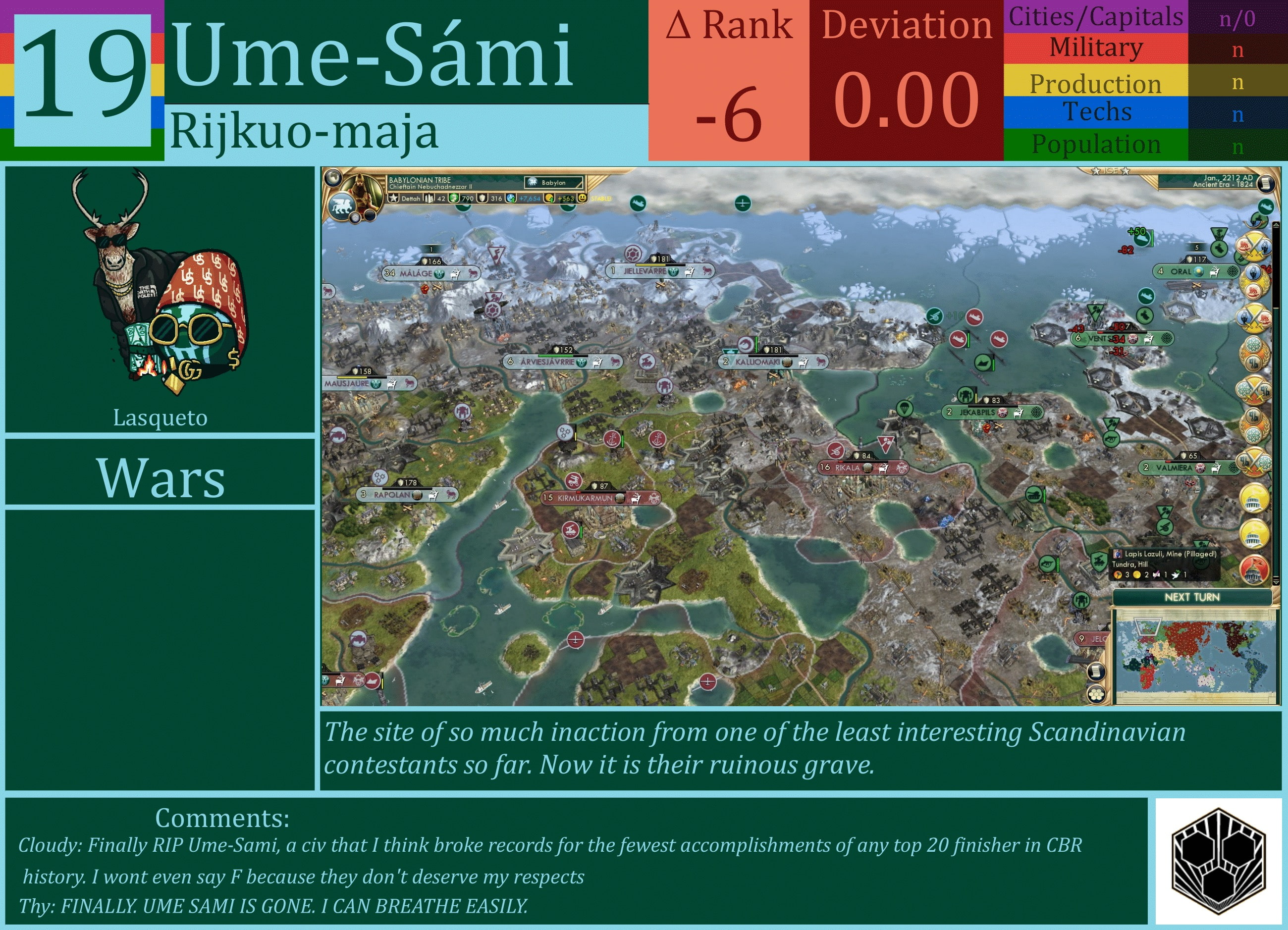CBR In-Game Screenshot of Ume Sami
