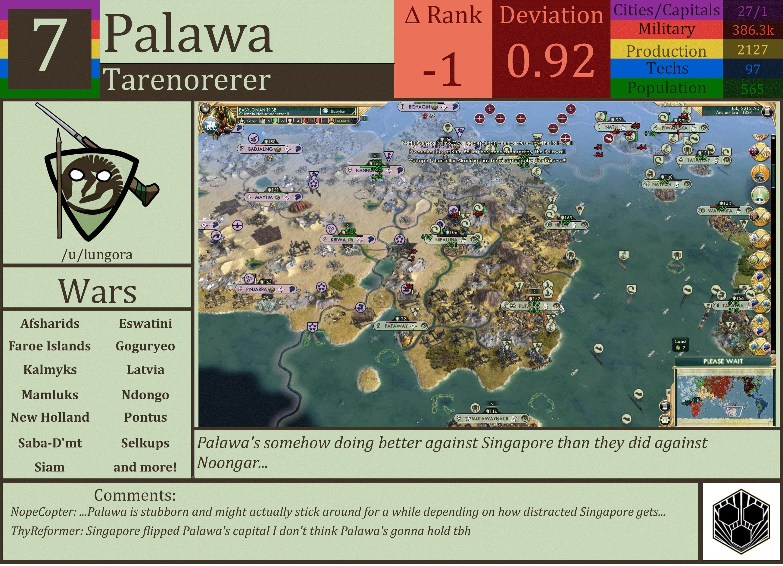 CBR In-Game Screenshot of Palawa